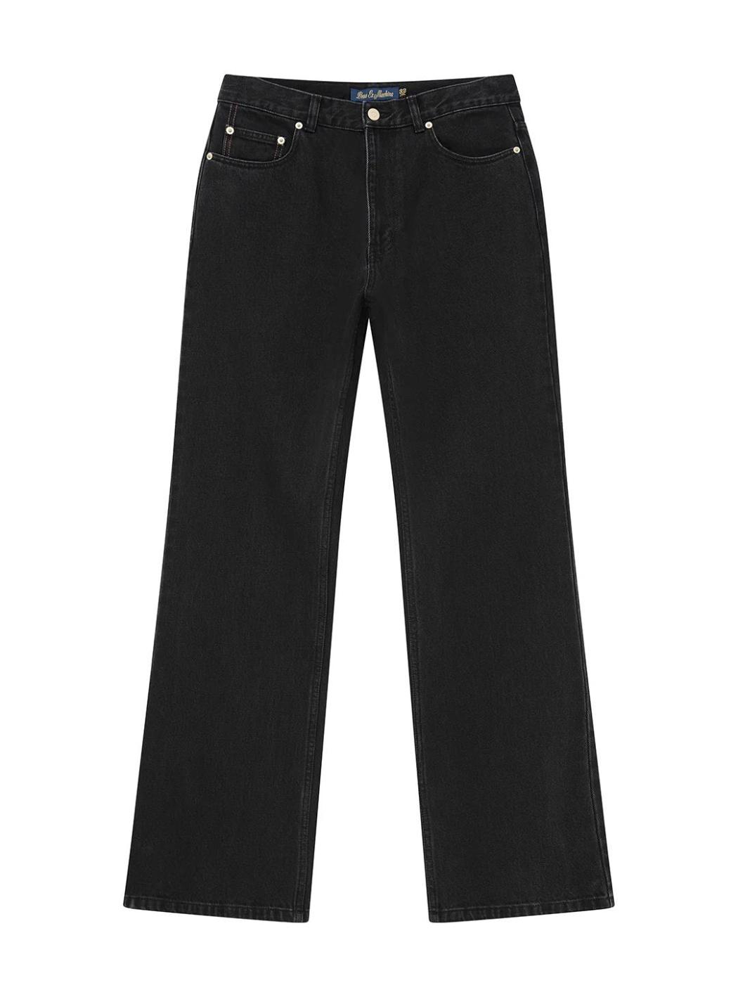 kromme lijn bootcut jean