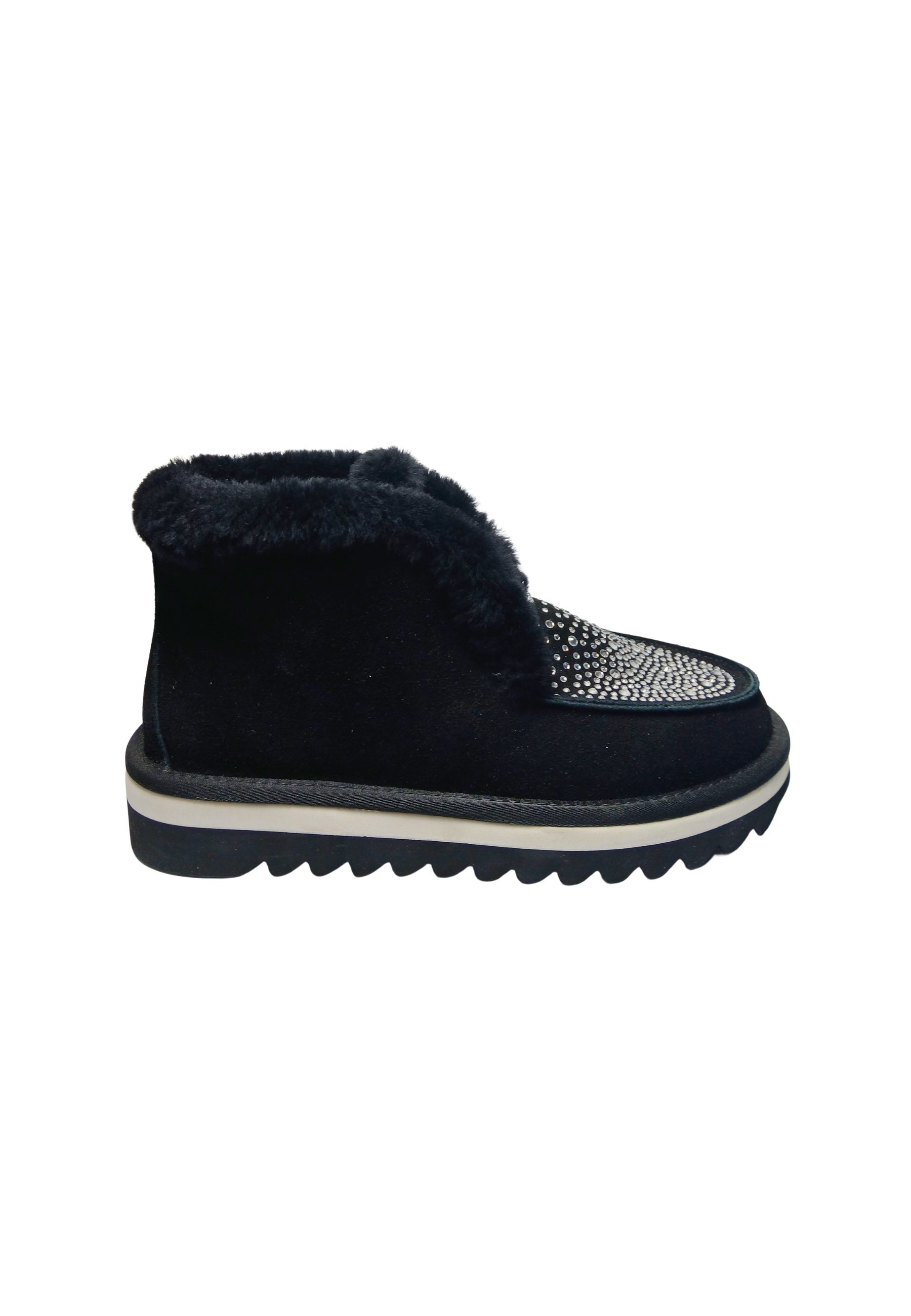 D5B481A1crmo0000 Baldinini Shoes Frauen Wildleder Schwarz