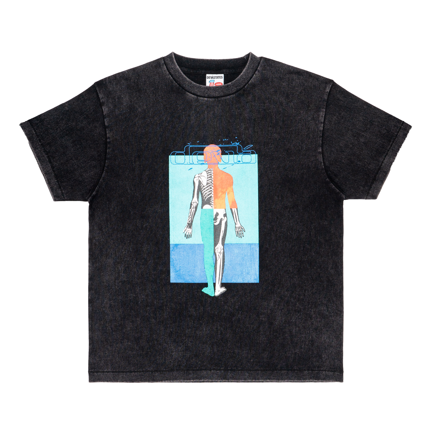 T-shirt Man Devastates stigma zwart