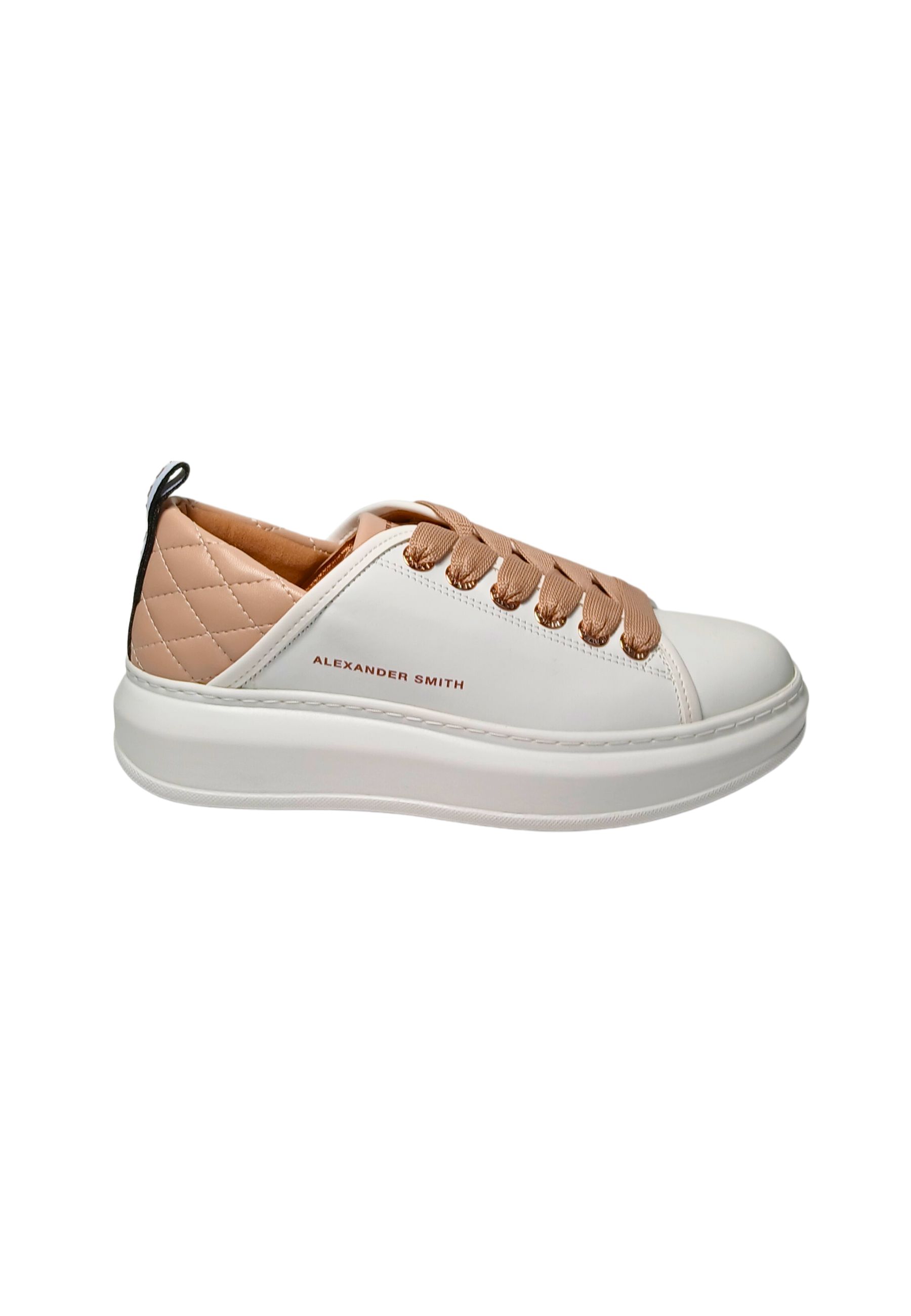 Womens Shoes Alexander Smith Wembley Woman-White camel