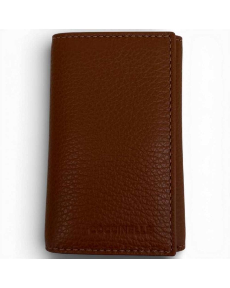 Coccinelle Stg Soft Women's Keychain Leather Cognac