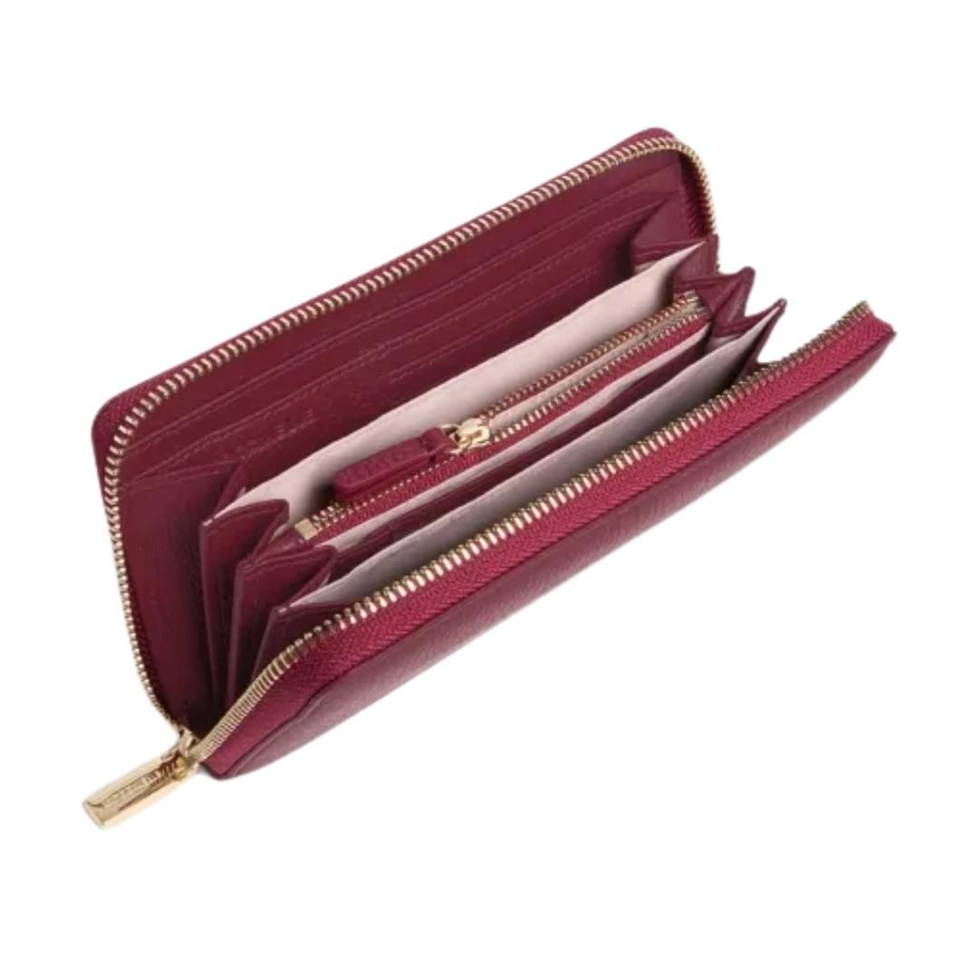 Coccinelle Women's Wallet  E2mw5113201-r52 Bordeaux In Burgundy