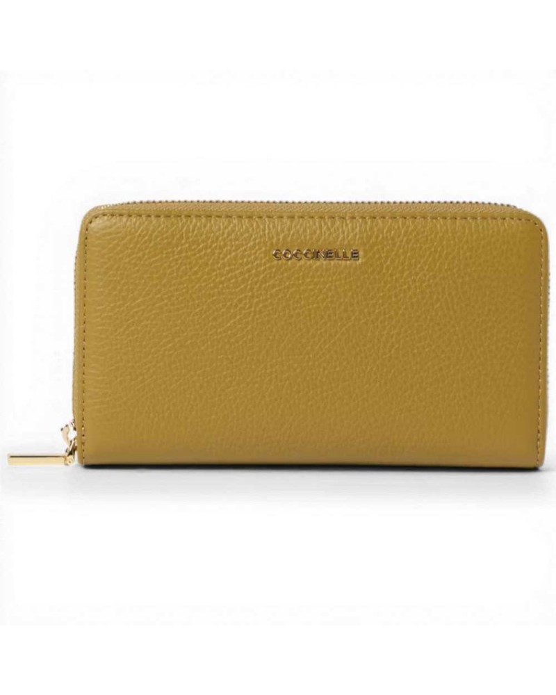 Coccinelle Metal Soft Women's Wallet Seagrass Leather