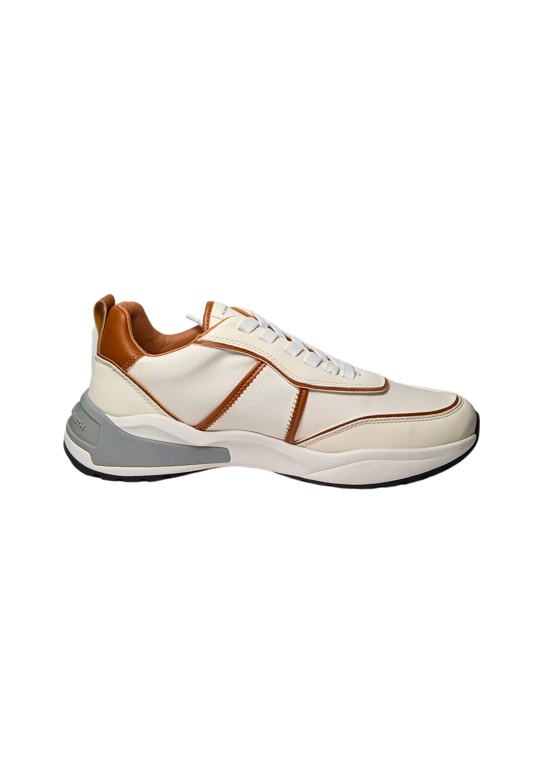 Alexander Smith Men's Shoes  Eco-dover White Cognac In Neutral