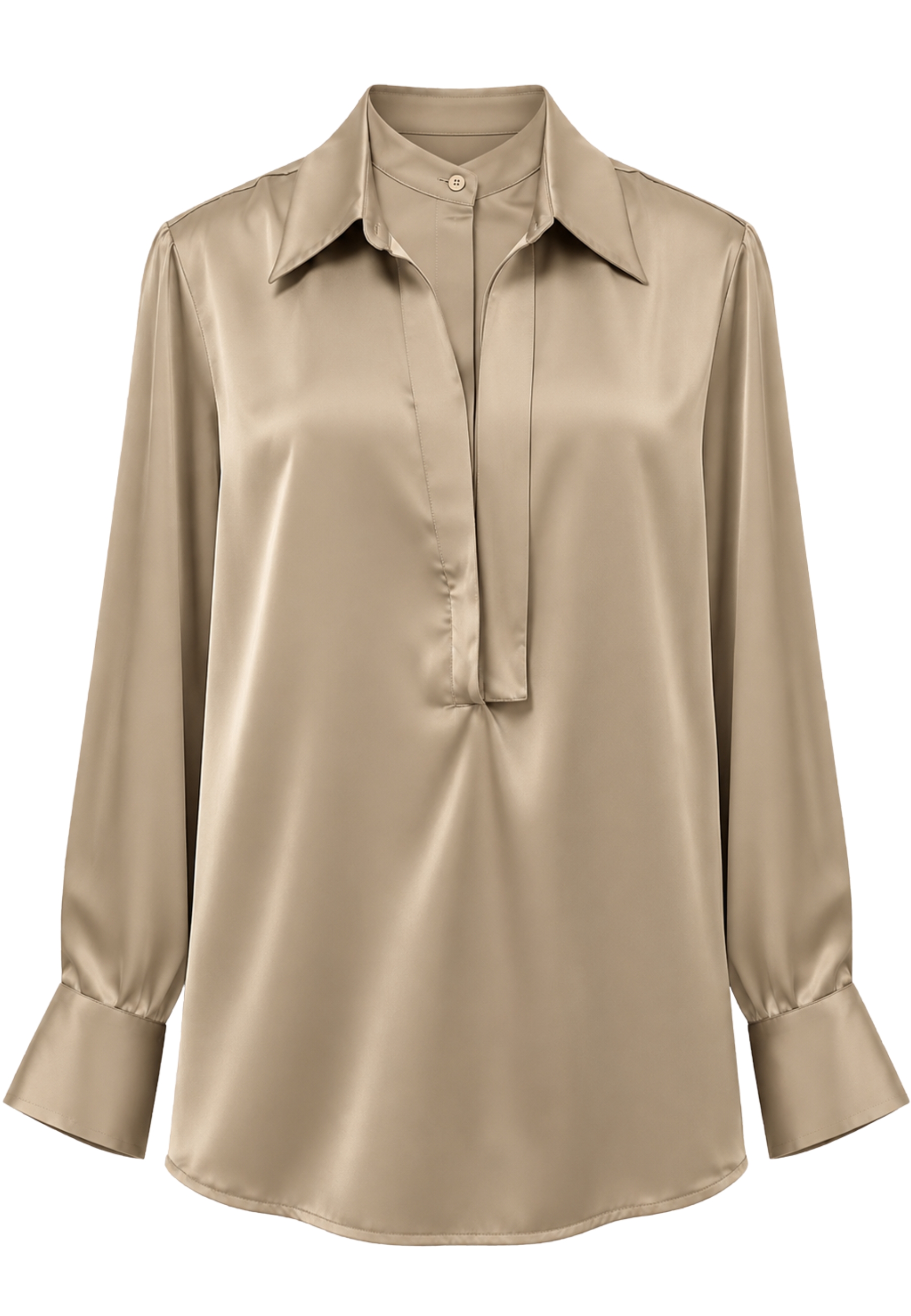 Shirt Hemd Eleh Doppelstrickeffekt