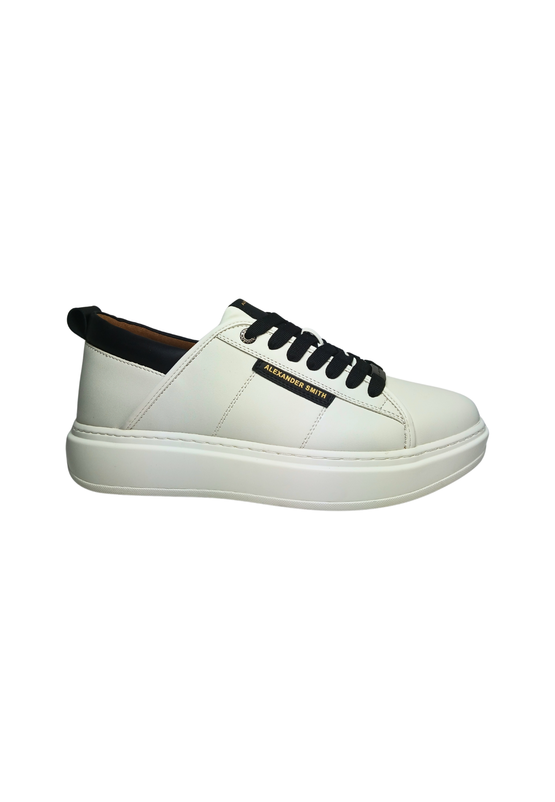 Alexander Smith Men's Shoes  Sneakers Eco-wembley, White-black In White