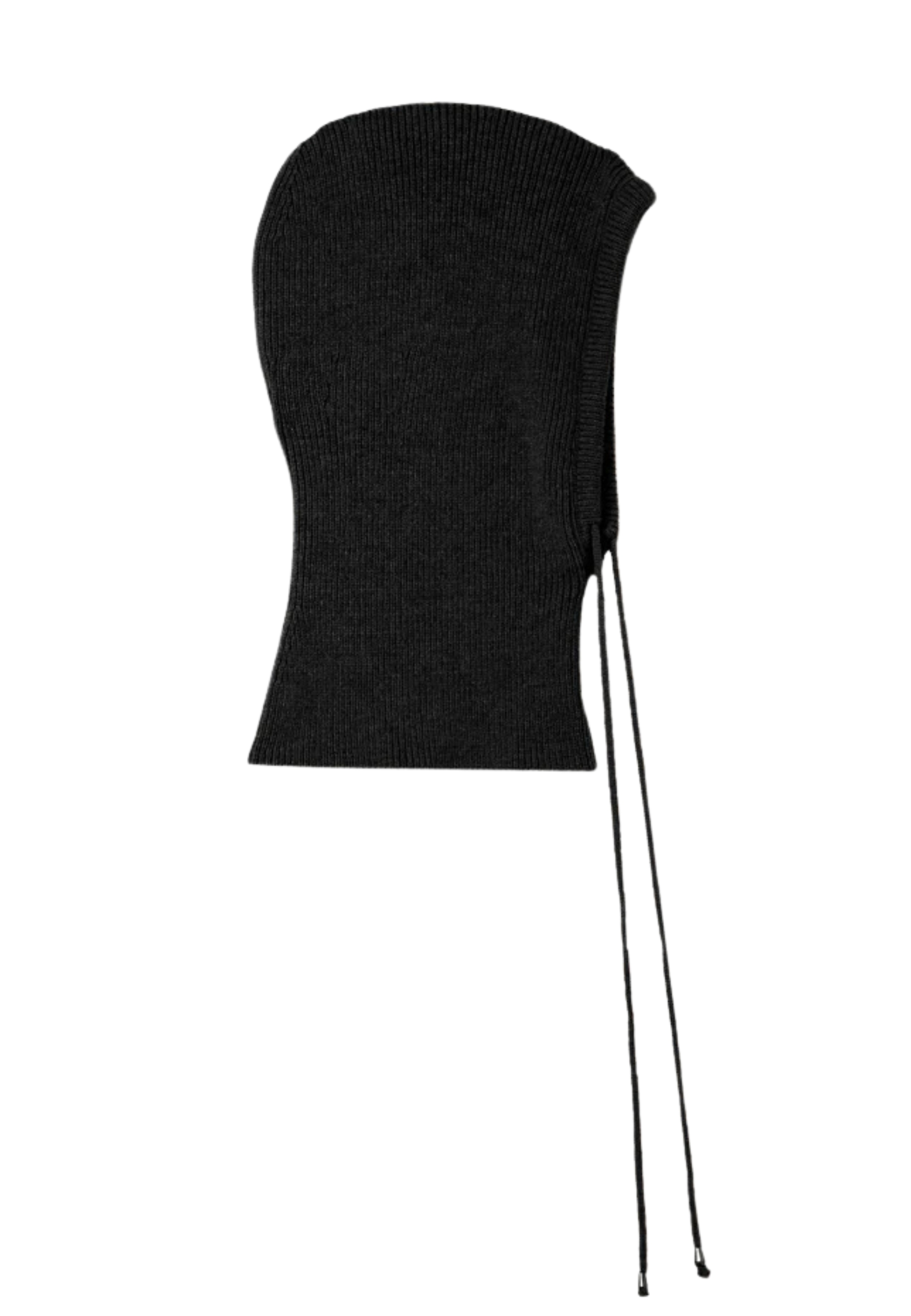 Weili Zheng Knit Balaclava Woman  Coastal Areas In Black