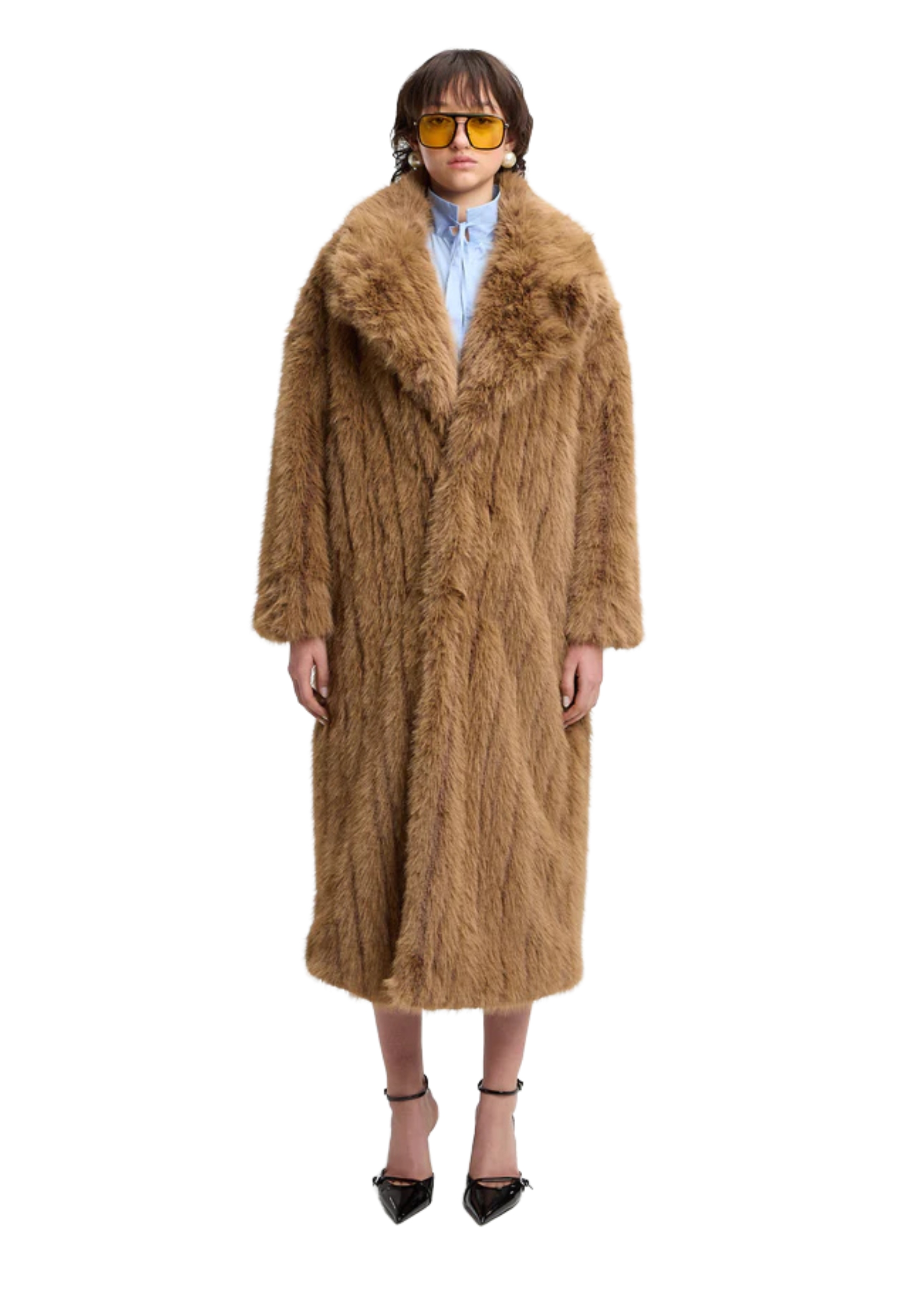 Weili Zheng Fur Coat Woman  Synthetic In Multi