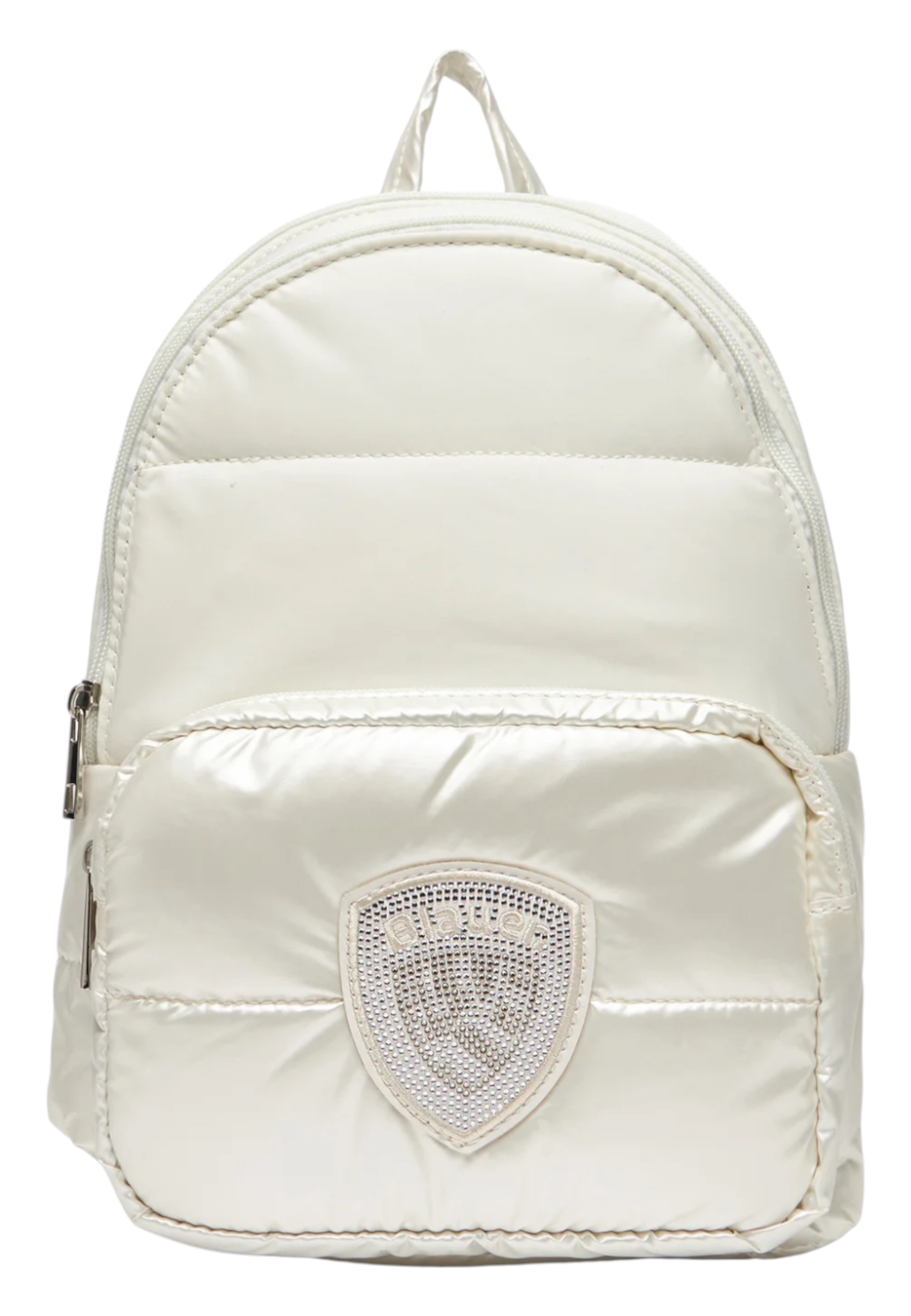 Blauer Backpack Woman  In White