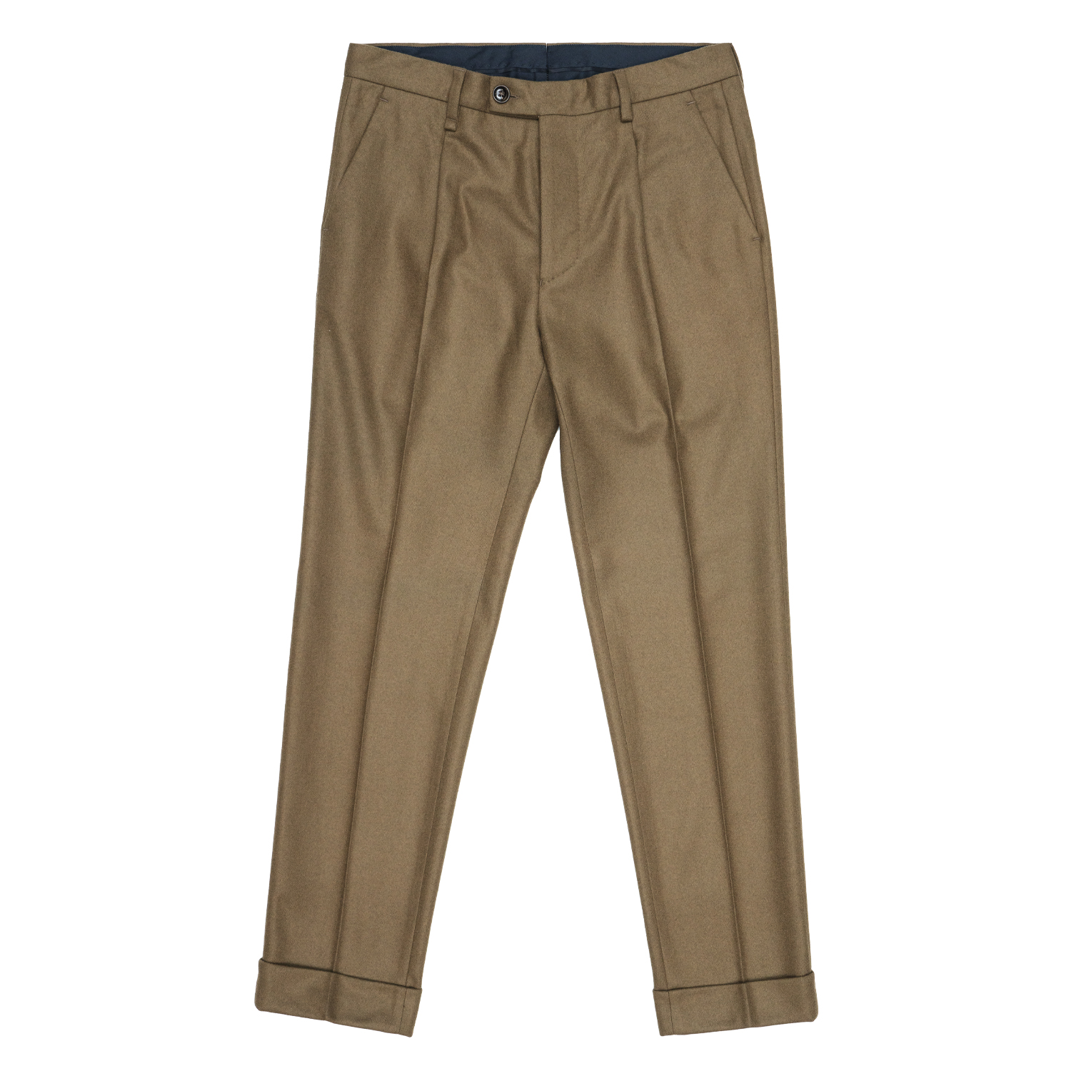 Lab001 Men's Trousers  Basic Pence Wool In Brown