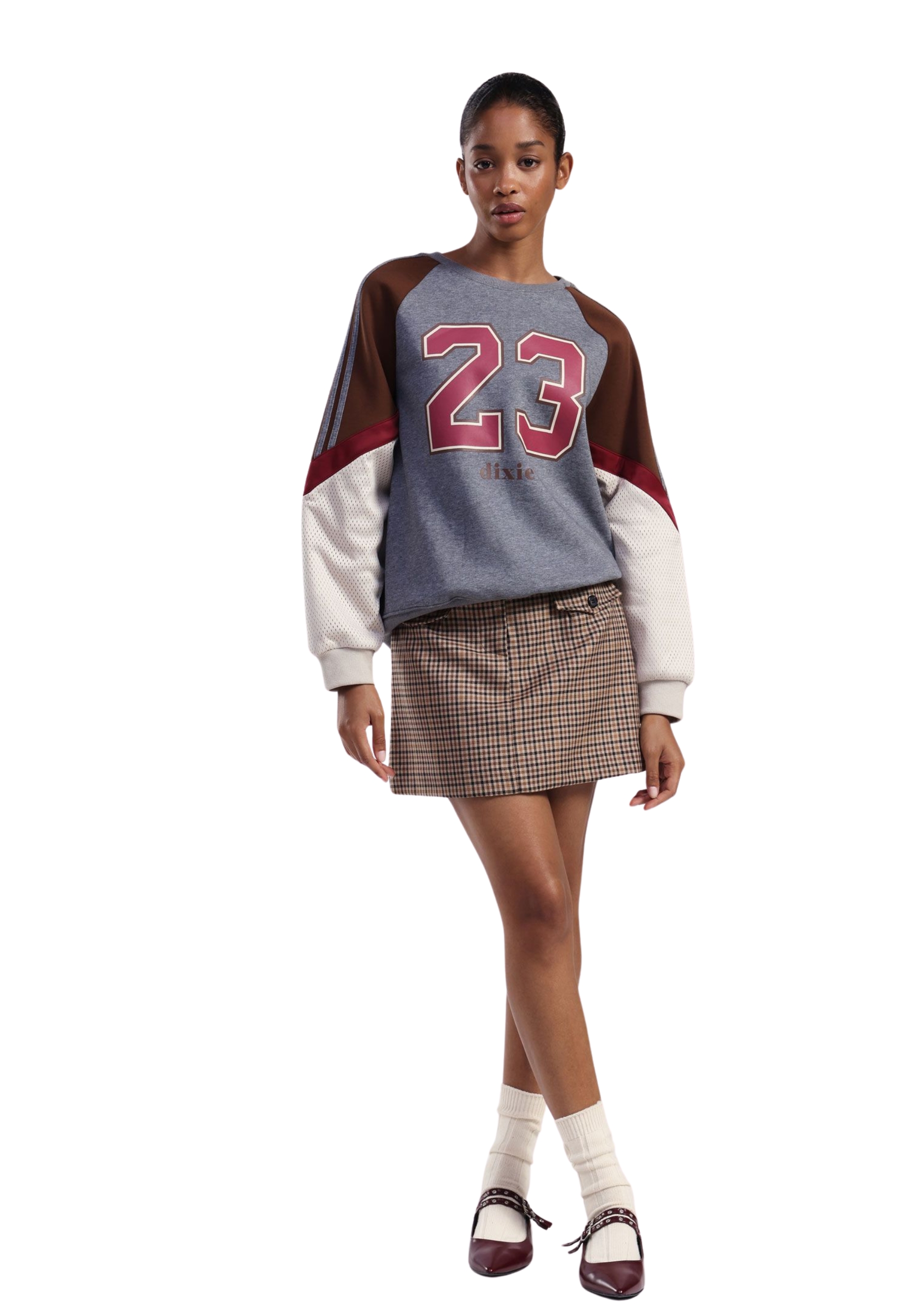 Women's Square skirt Dixie with front pockets