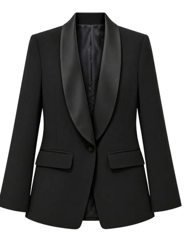 blazer con encaje Simona Corsellini