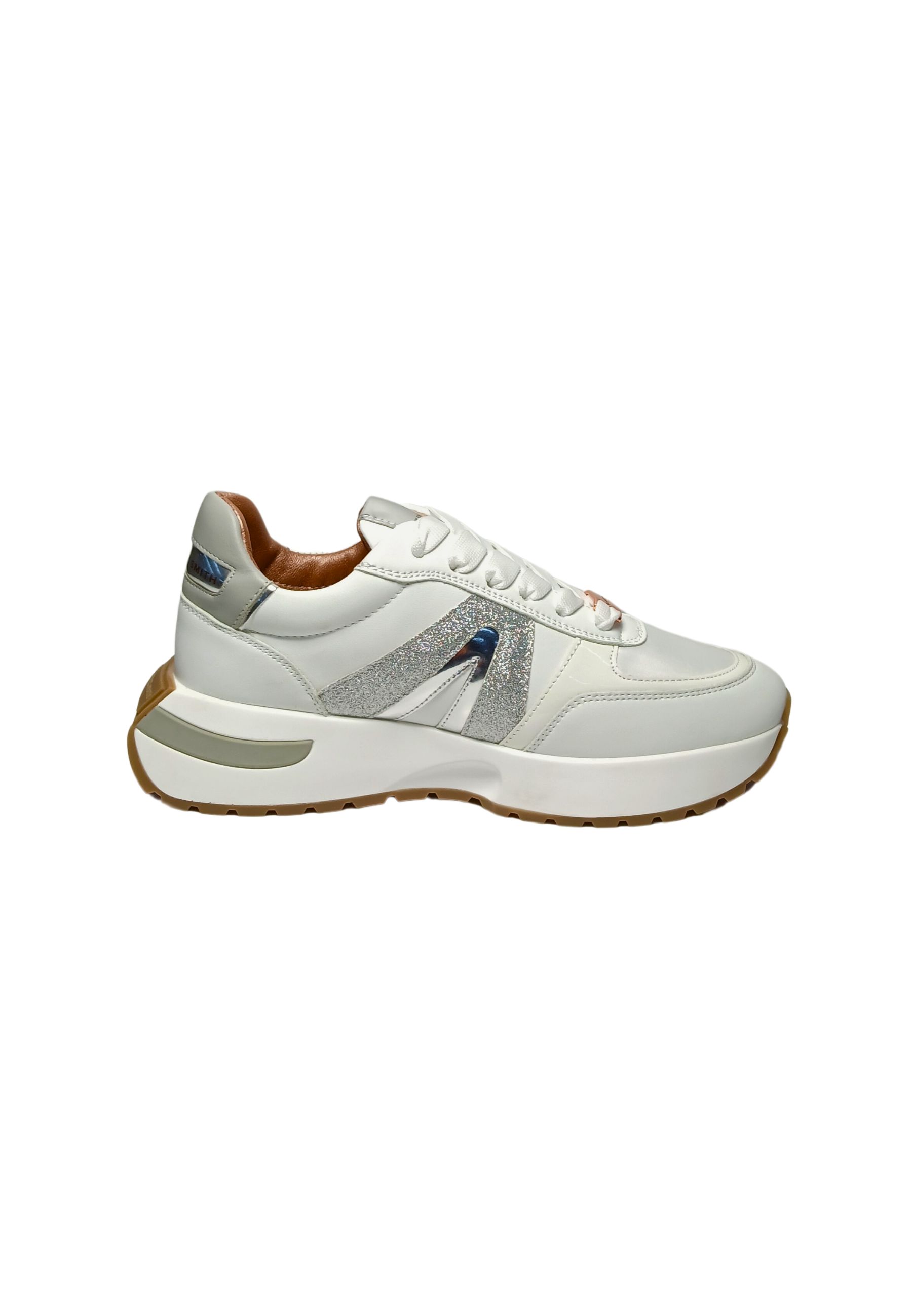 Womens Shoes Alexander Smith Hyde Woman-White silver