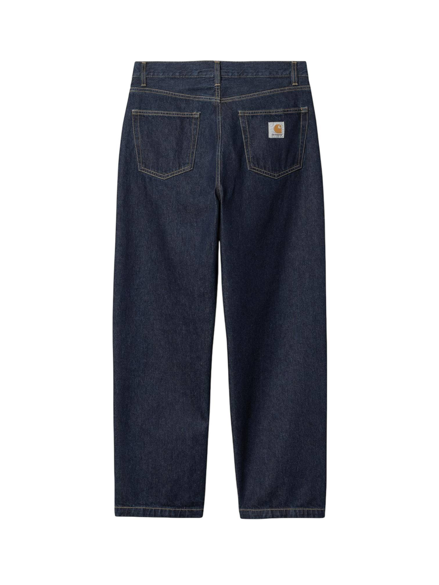Carhartt Wip Landon broek jeans brede been - Blauw gespoeld