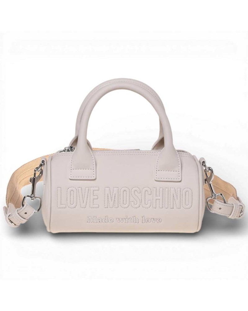 Love Moschino Grs Damen Elfenbein Tasche in Synthetisch