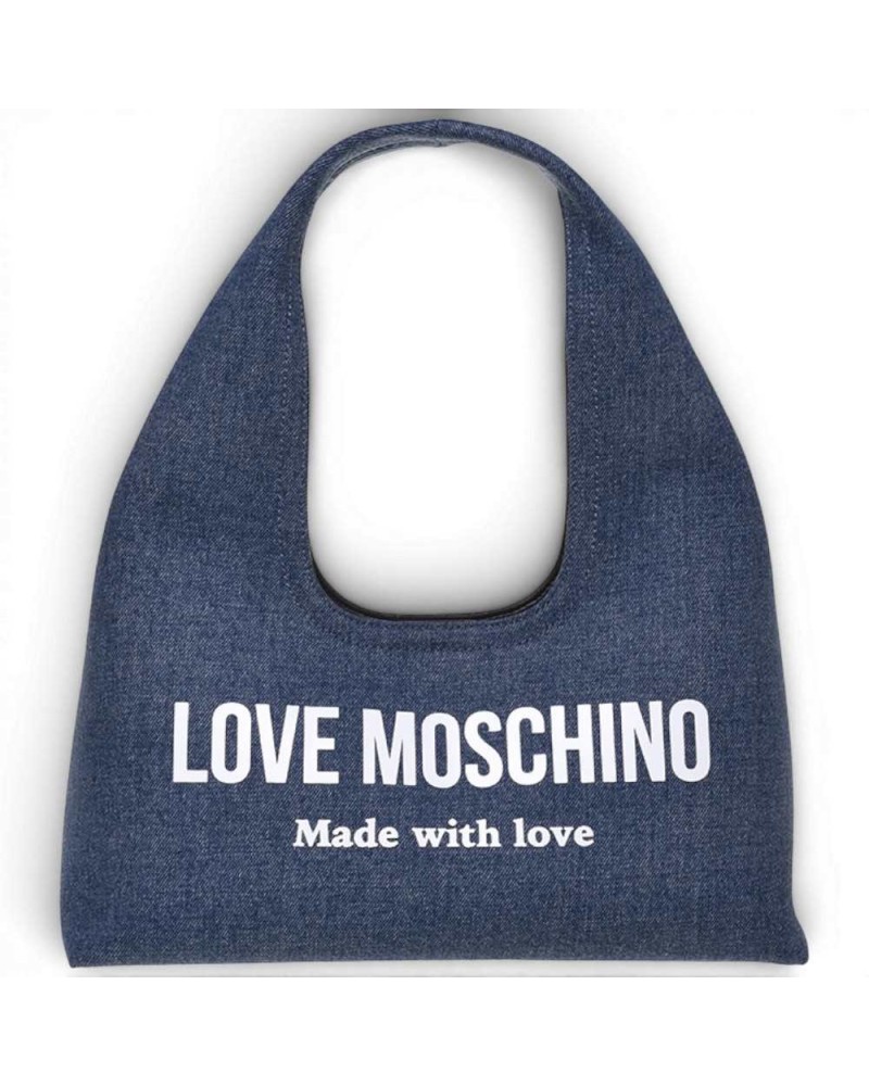 Love Moschino Damen Denim Tasche blau Stoff