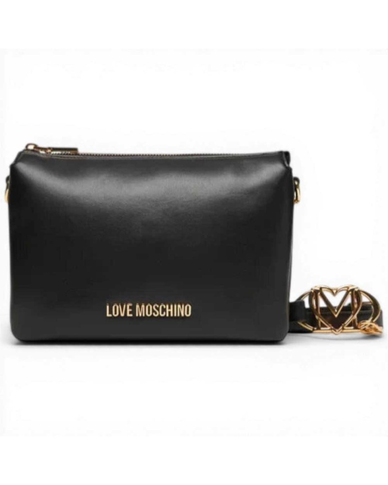 Love Moschino Sac a provisions Pearl Women's Black logo en eco-cuir