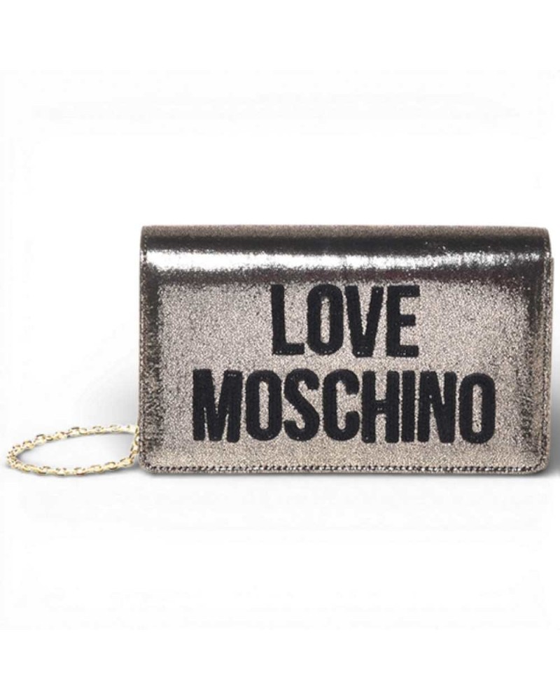 Love Moschino Tasche weiche Frau Gold Stoff