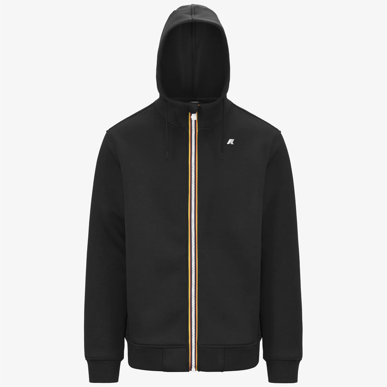 K-way Men's Sweatshirt  Rainer Spacer K2141dw-usy Black As Well In Black