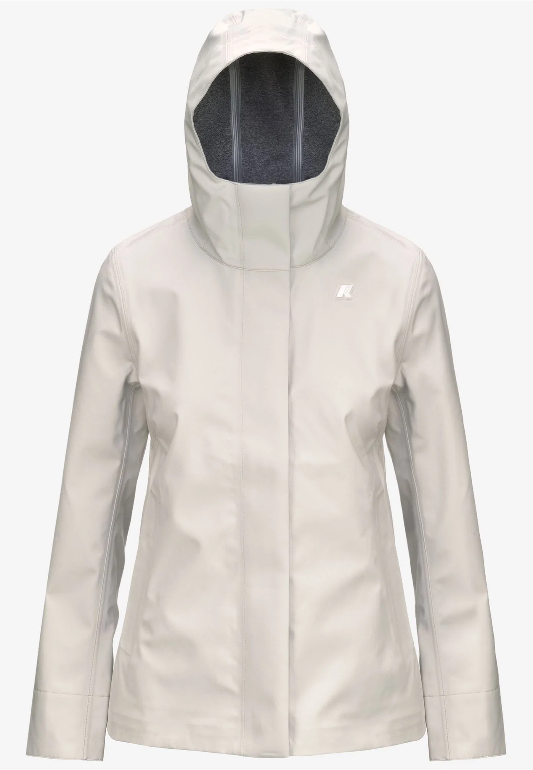 Kway Women's Jacket Madalina Bonded Jersey In Beige