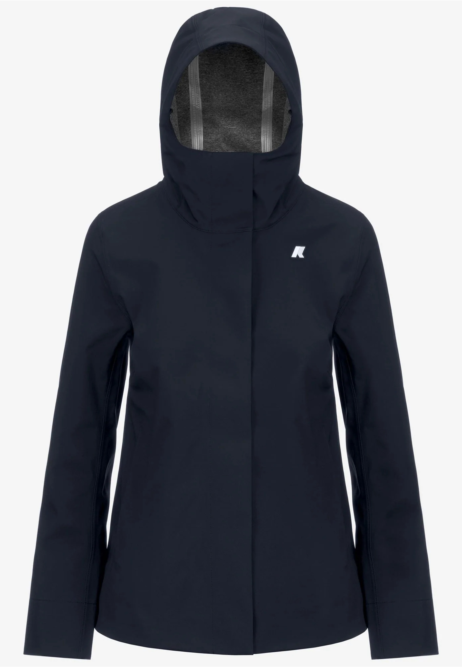 Kway Women's Jacket Madalina Bonded Jersey In Blue