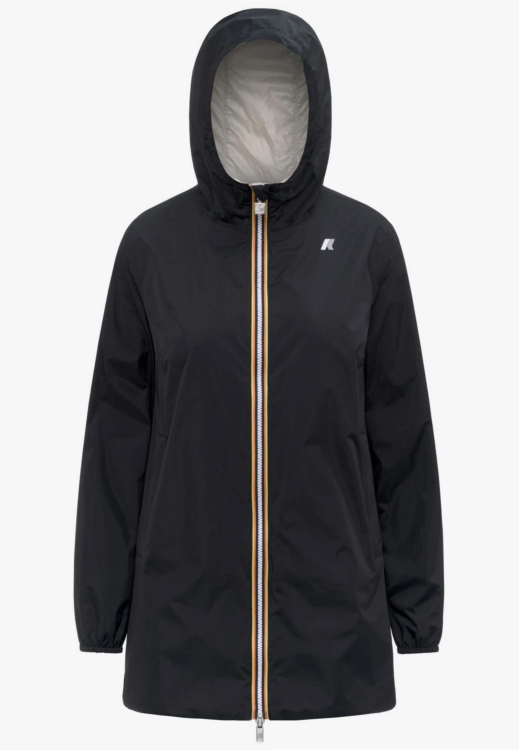 Frauen Jacke Kway Sophie. Plus.2 Doppel schwarz beige