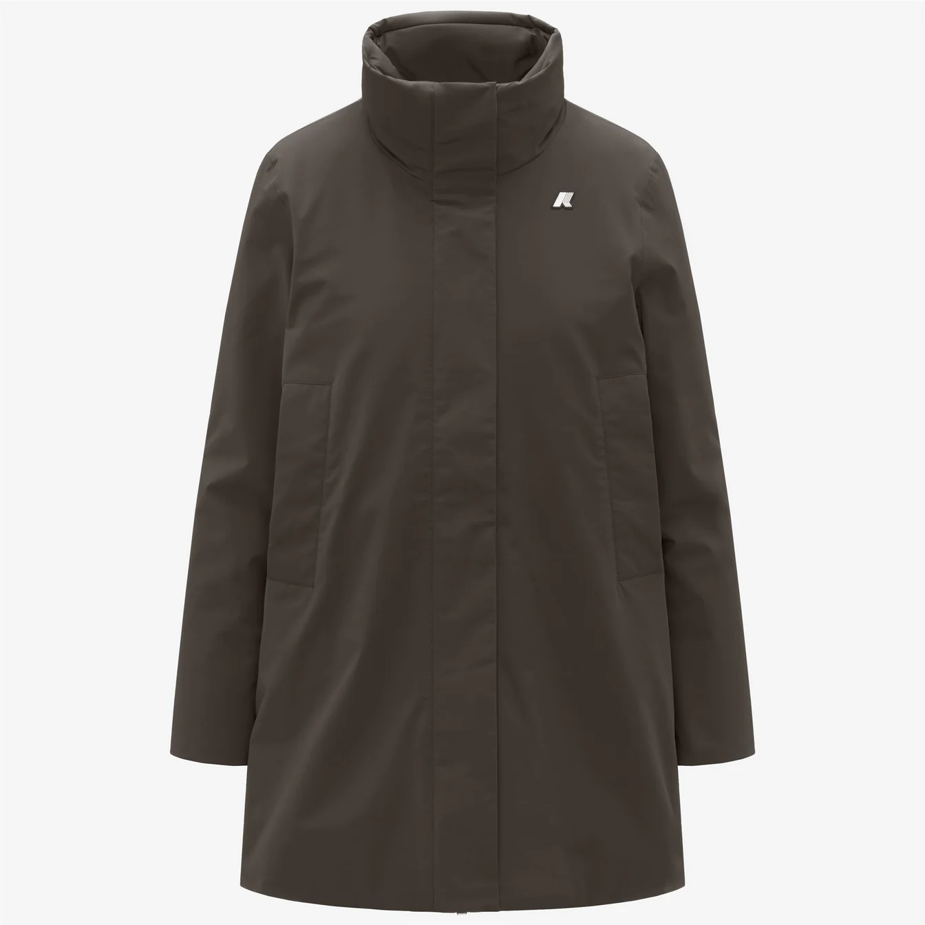 Down jacket Woman K-way Marla St Warm K7125LW-XRG Black olives