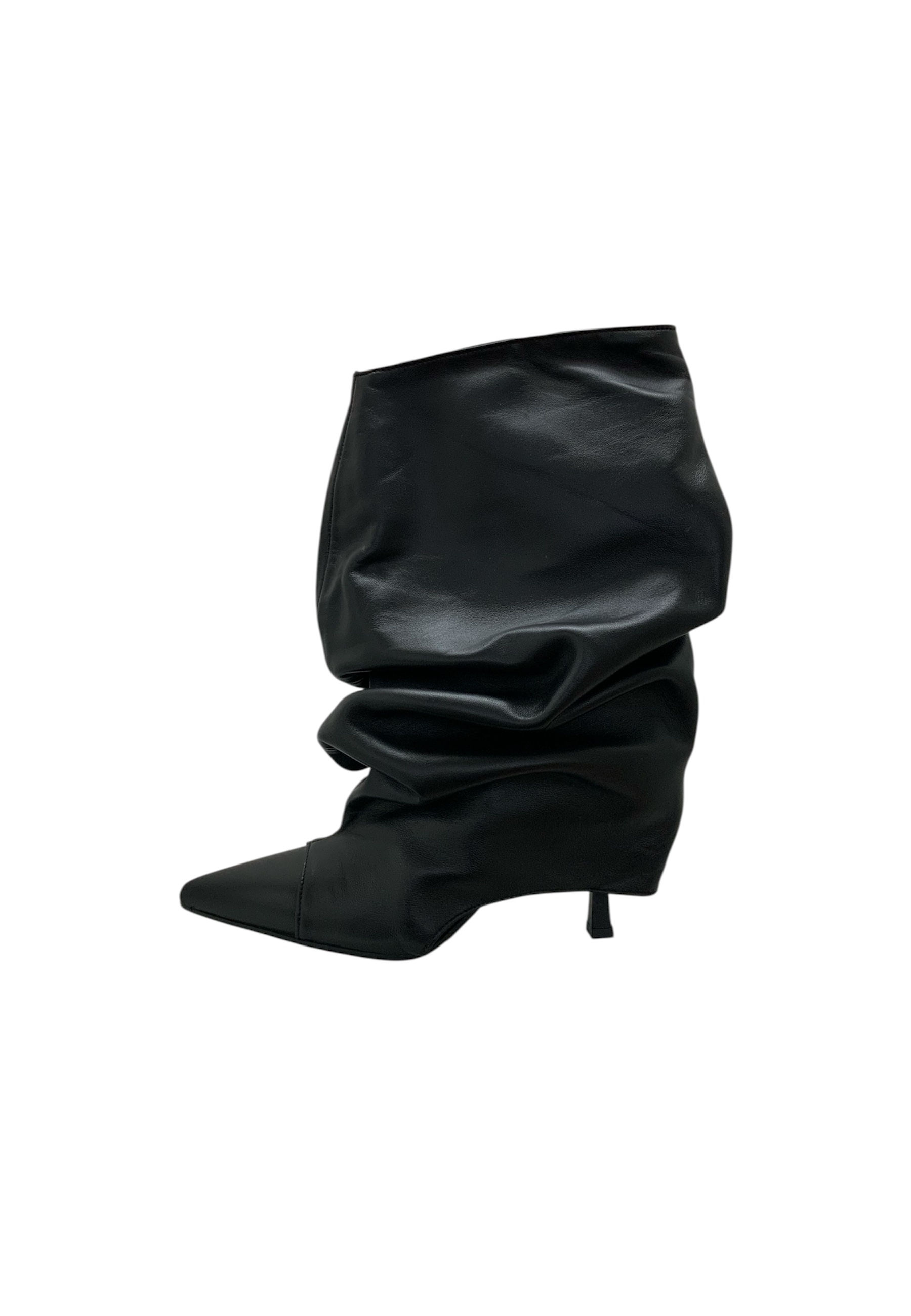 Geribbelde laarzen Vrouw gisel moire hak 8cm