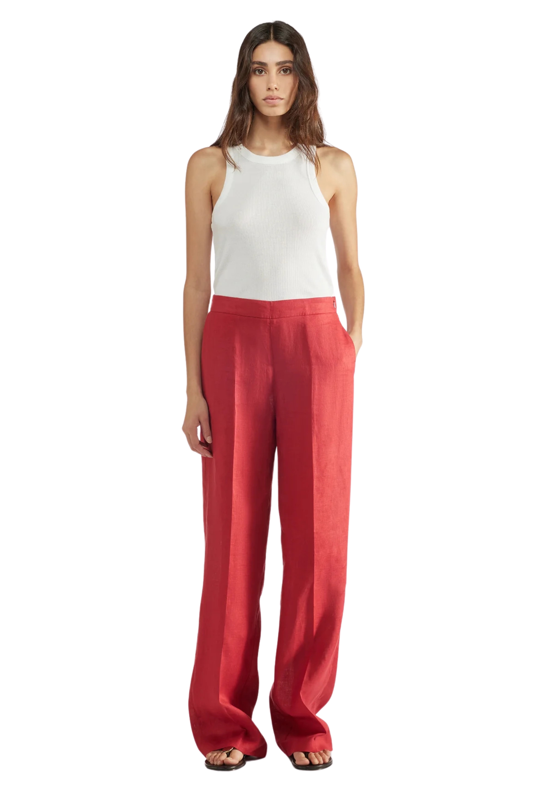Women's trousers Liviana Conti button missing