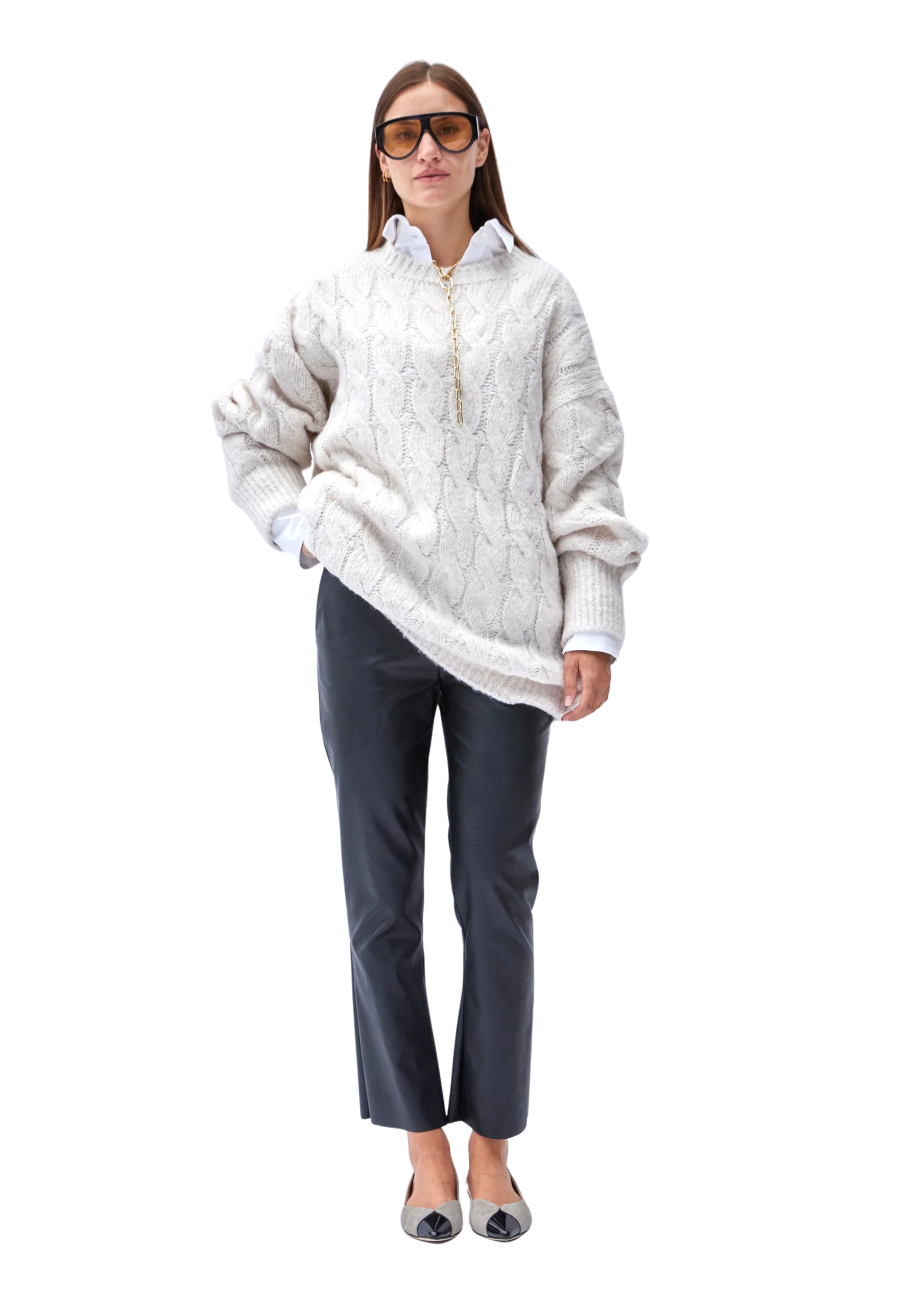 The M Women's Sweater  Ingot