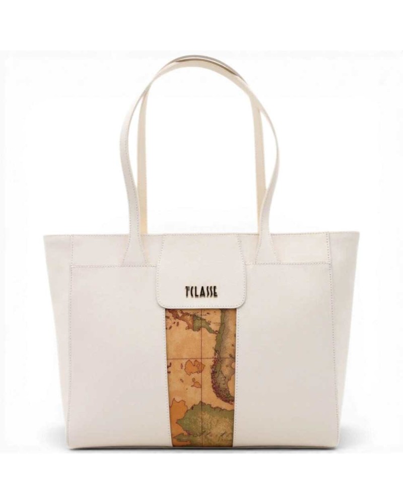 Alviero Martini 1 Classe Sac de shopping en cuir pour femmes Bloom City