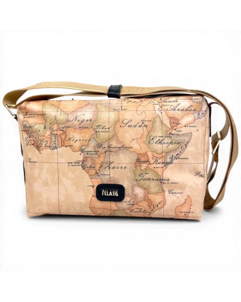 Borsa a tracolla Soft Petals Donna Nero in Pelle