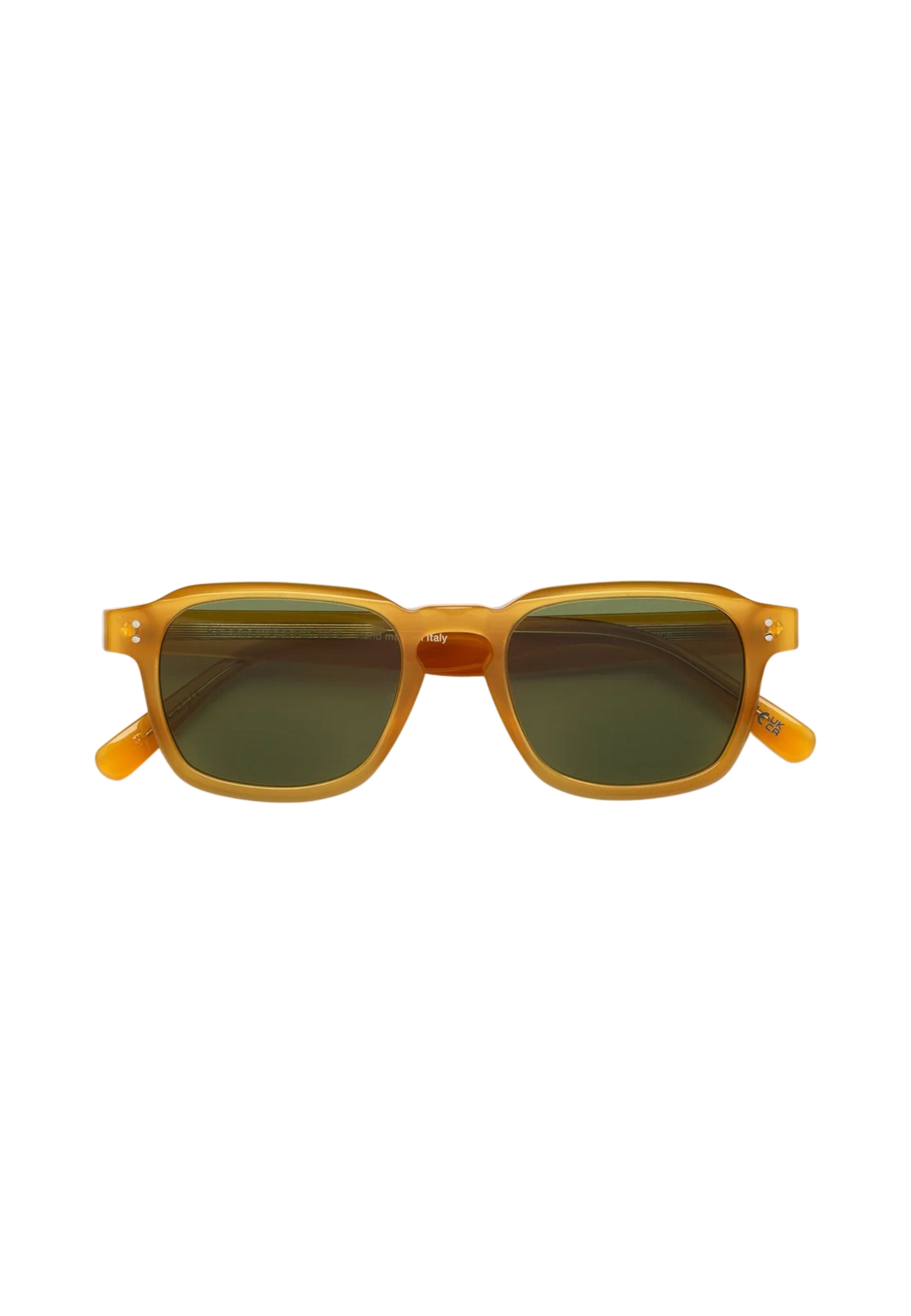 Retrosuperfuture Unisex Retrosuperfuture XY8 LUCE SERENO Sonnenbrillen Acetat Gelb Grün Quadratisch Normal