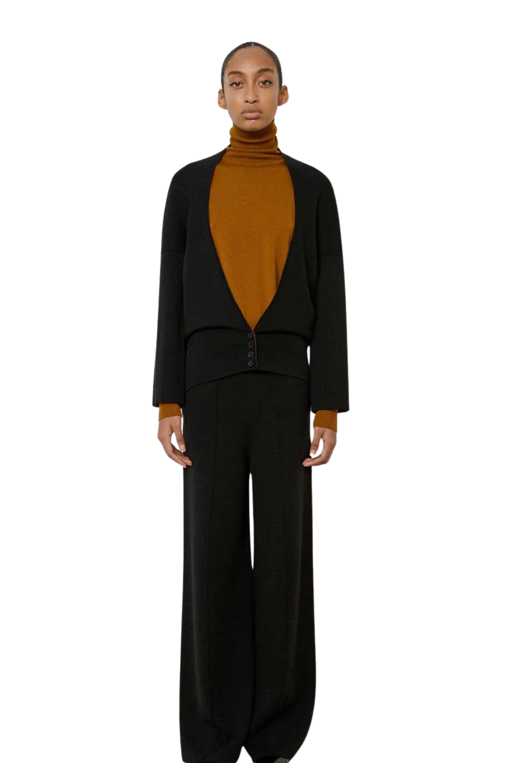 Meimeij Cardigan Woman In Black
