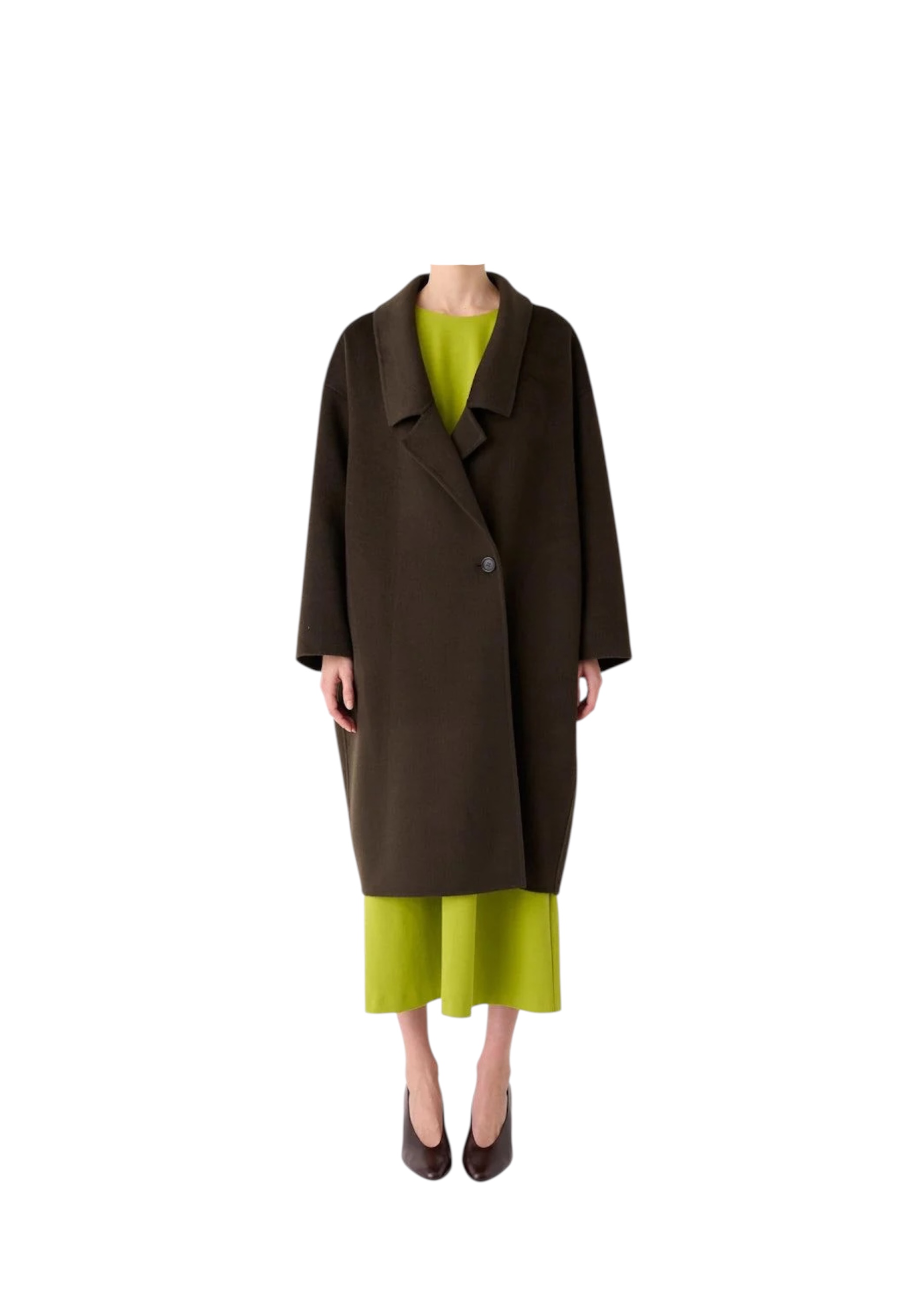 Midi Coat Frau Meimeij Doppelt