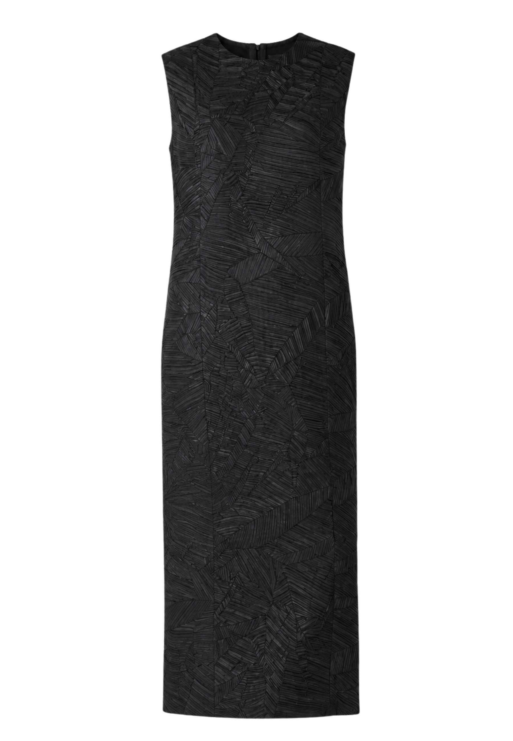 langes Kleid gerade Linie Falten Meimeij