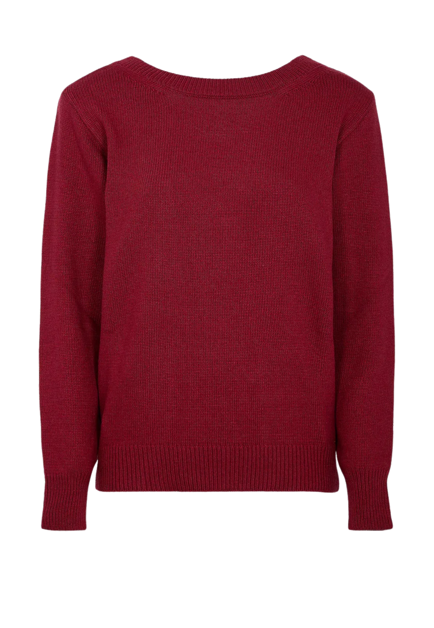 Akep Women's Sweater Crew Neck In Red