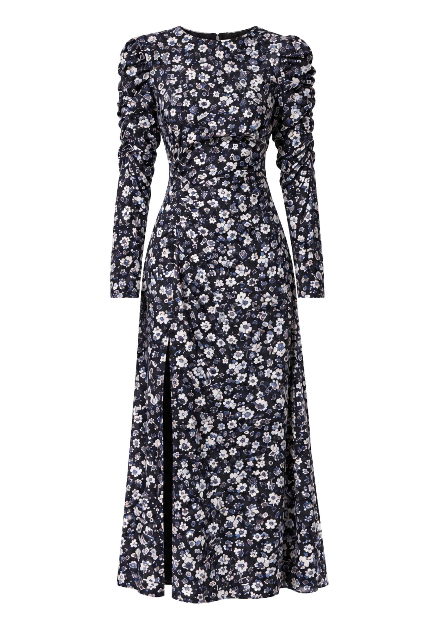 Kleid mit seitlichen Locken und Bottoncini Mar De Margaritas