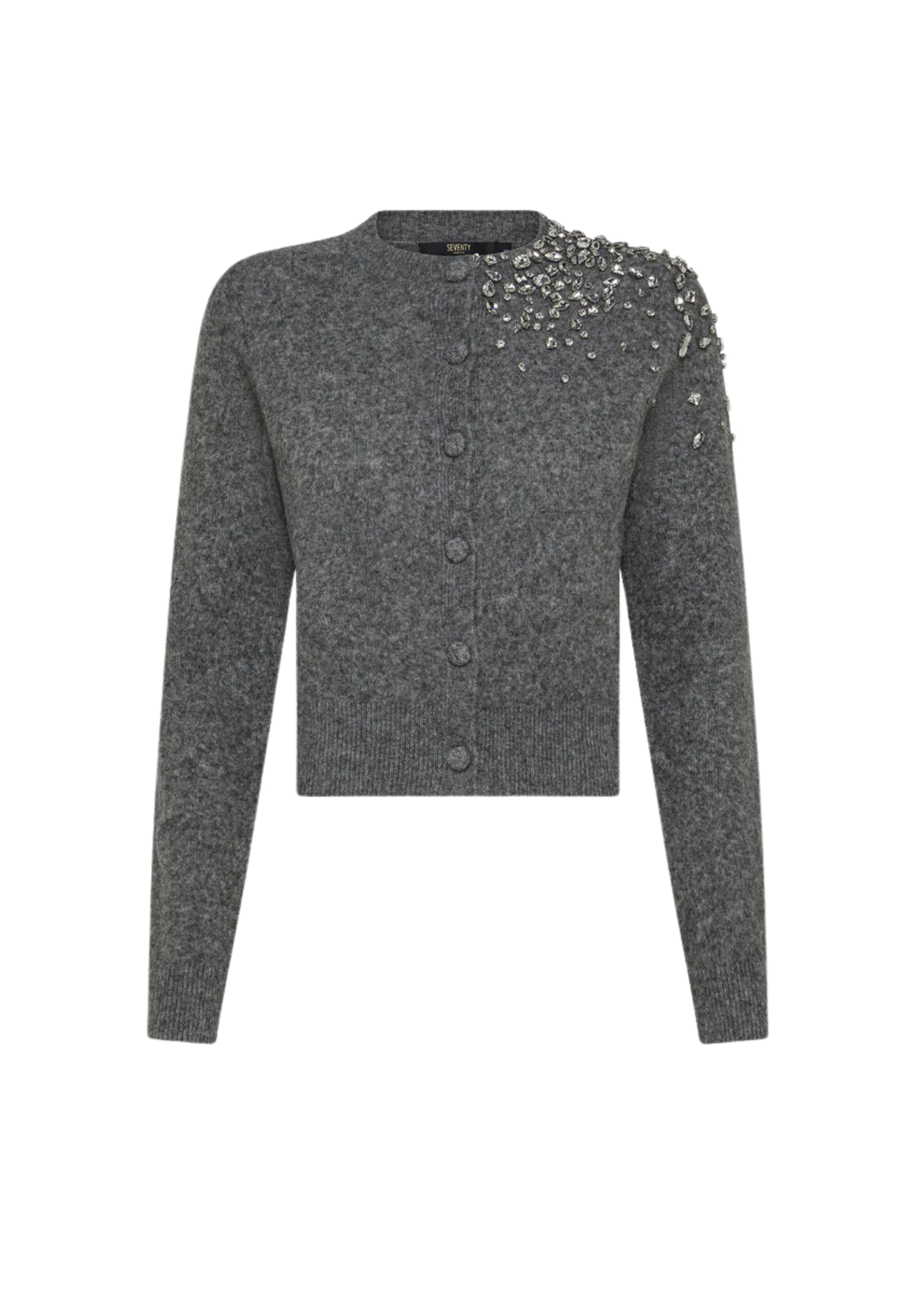 Cardigan Woman Seventy with strass