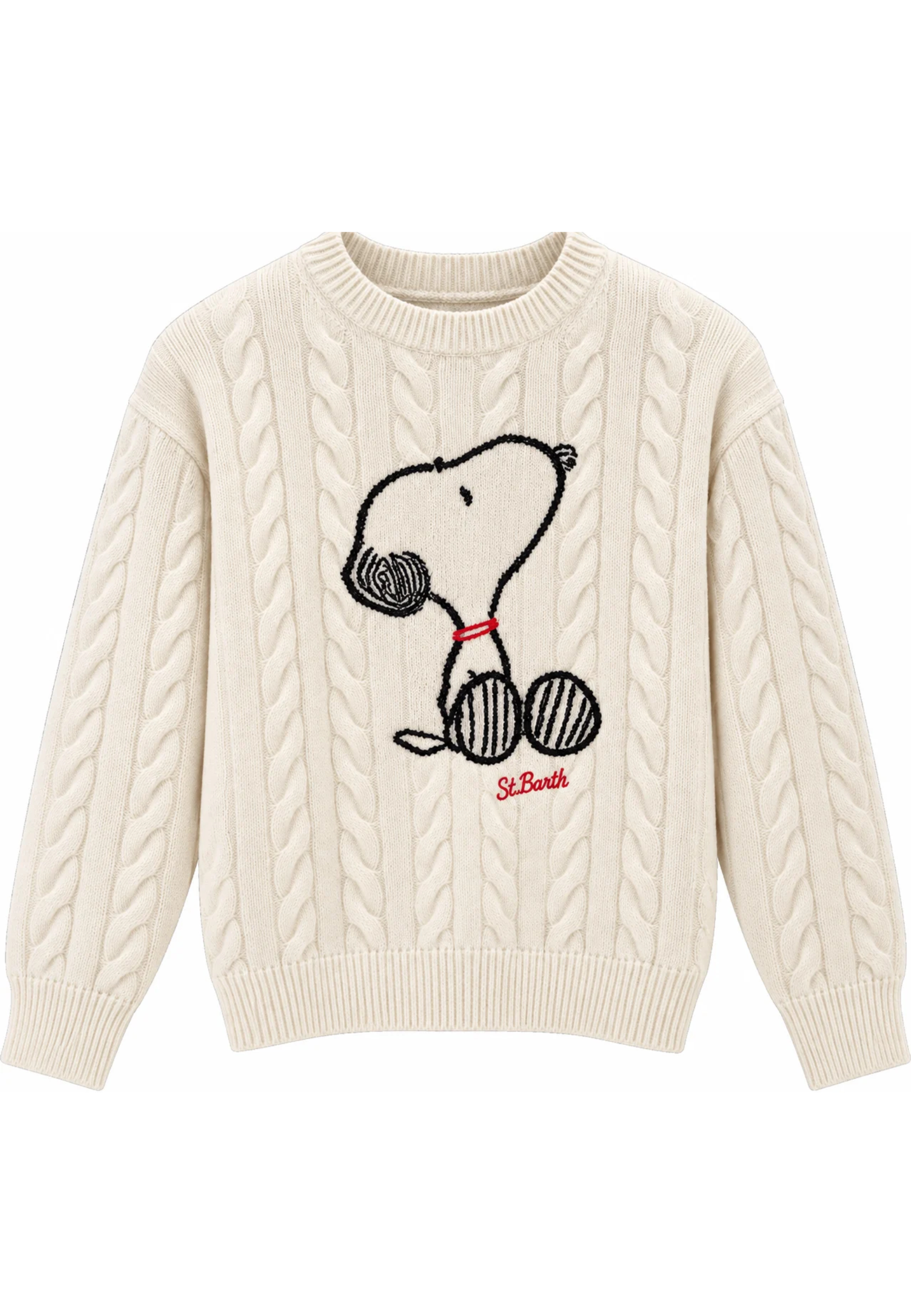 MAGLIA SAINT BARTH CON STAMPA RICAMATA 