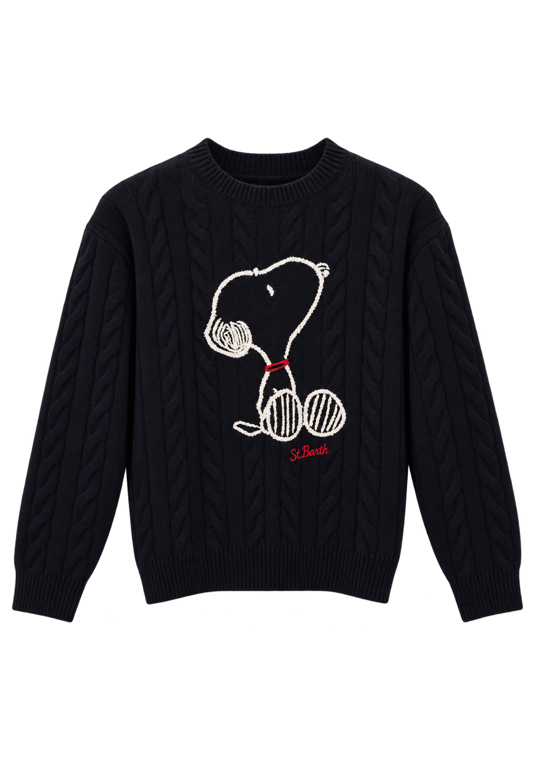 MAGLIA SAINT BARTH CON STAMPA RICAMATA 