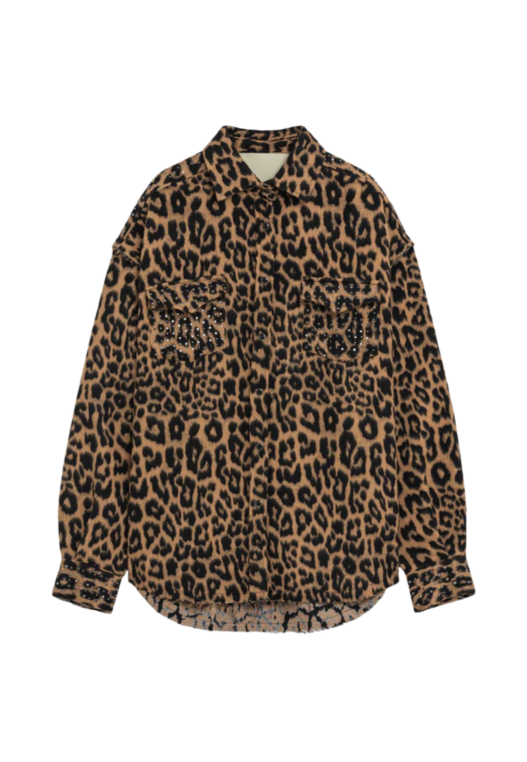 Women's Shirt Jacket Apaperkid leopared