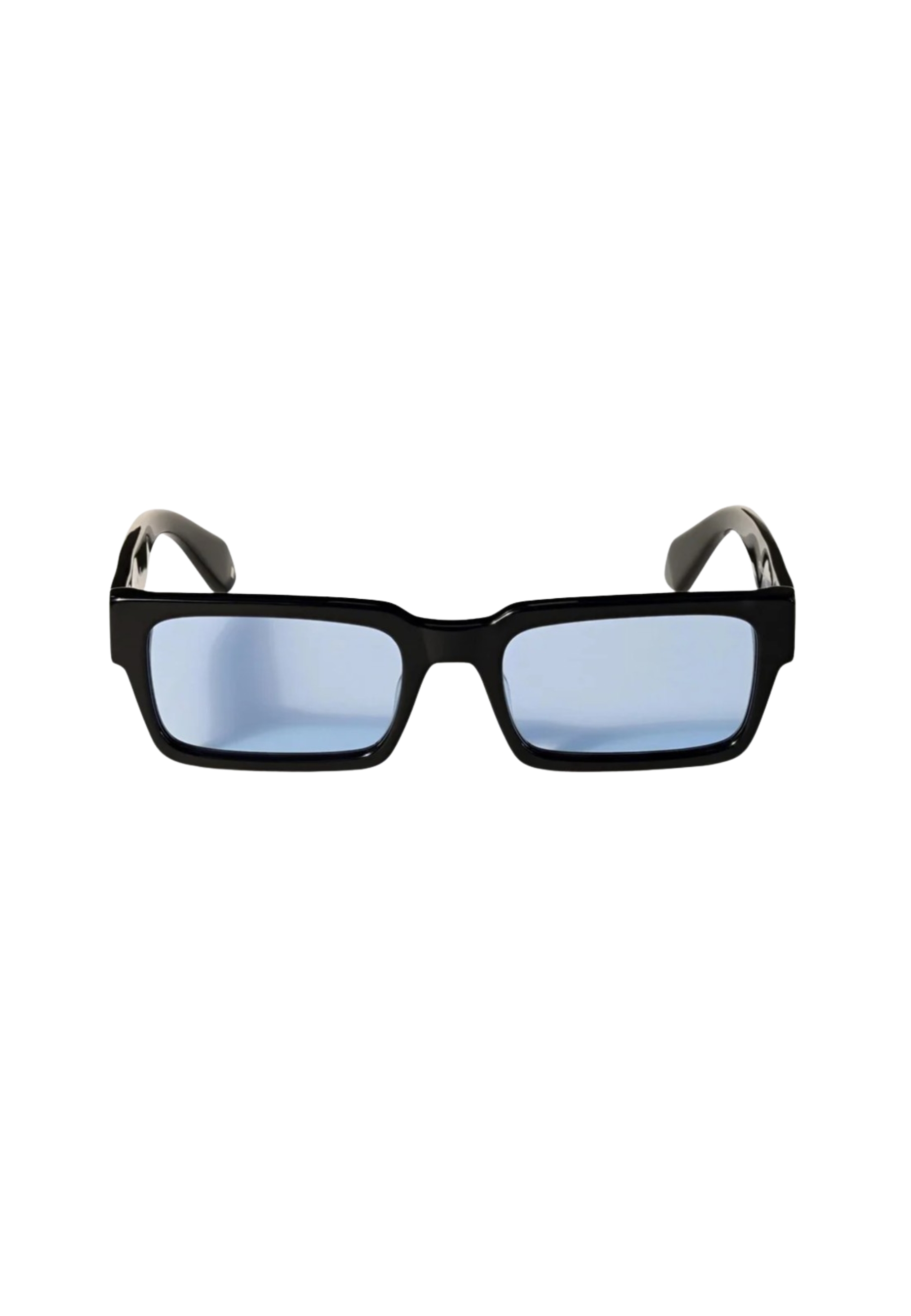 Off-White Unisex Off-White OW1032 HUNTINGTON 1040 Sonnenbrillen Acetat Schwarz Hellblau Quadratisch Normal