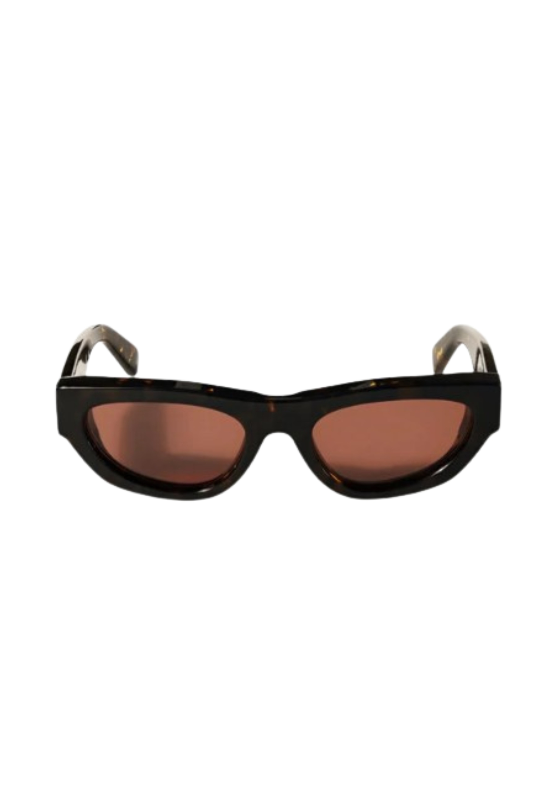 Off-White Unisex Off-White OW1050 HONOLULU 6064 Sonnenbrillen Acetat Havanna Braun Geometrisch Normal