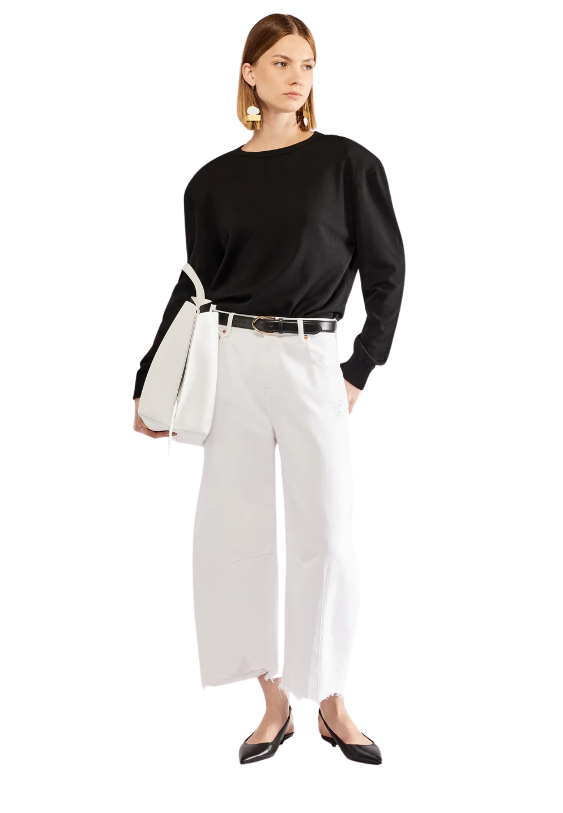 Jeans Woman Erika Cavallini leg flanked