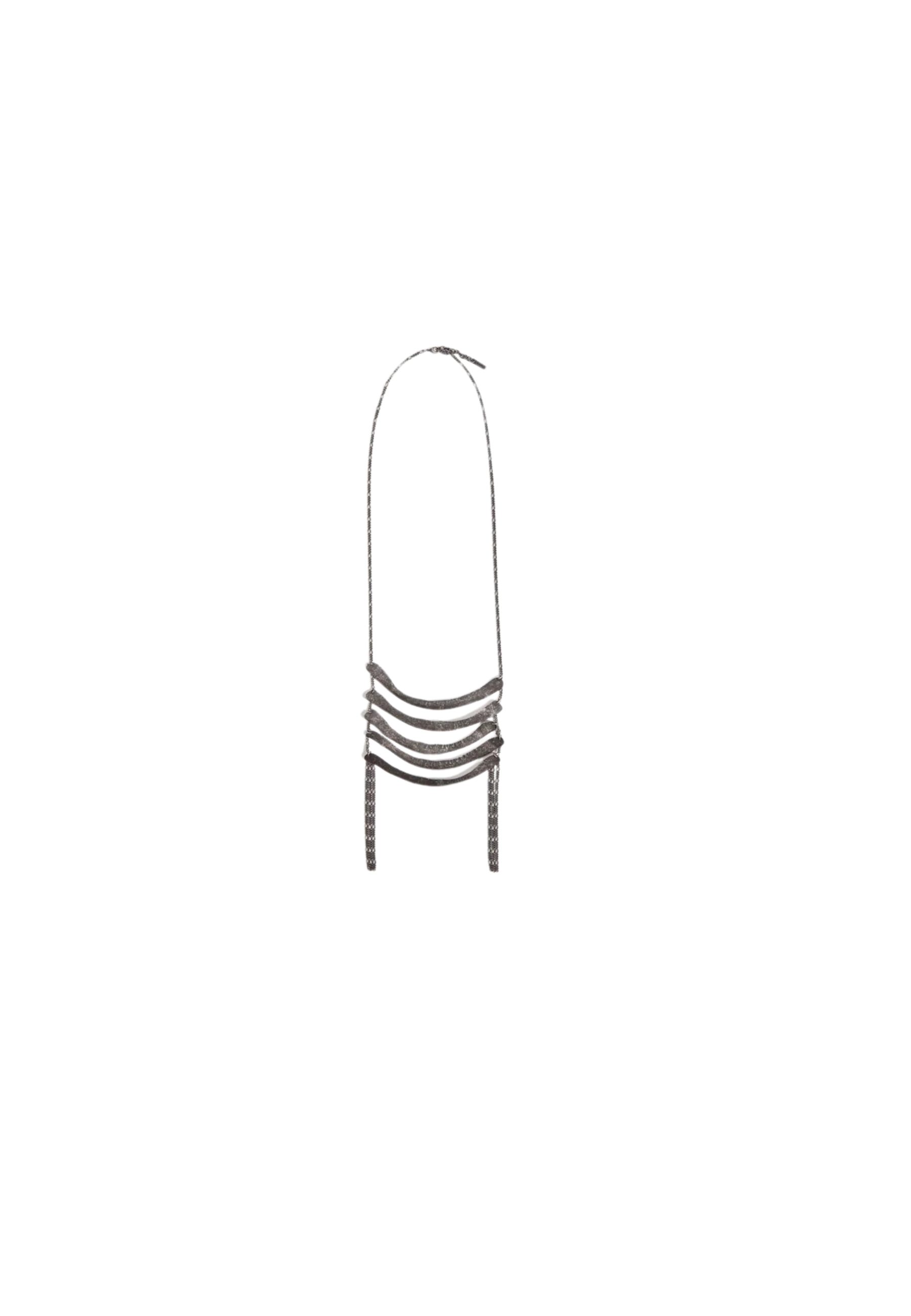 Women's Necklace Erika Cavallini with hanging fringes