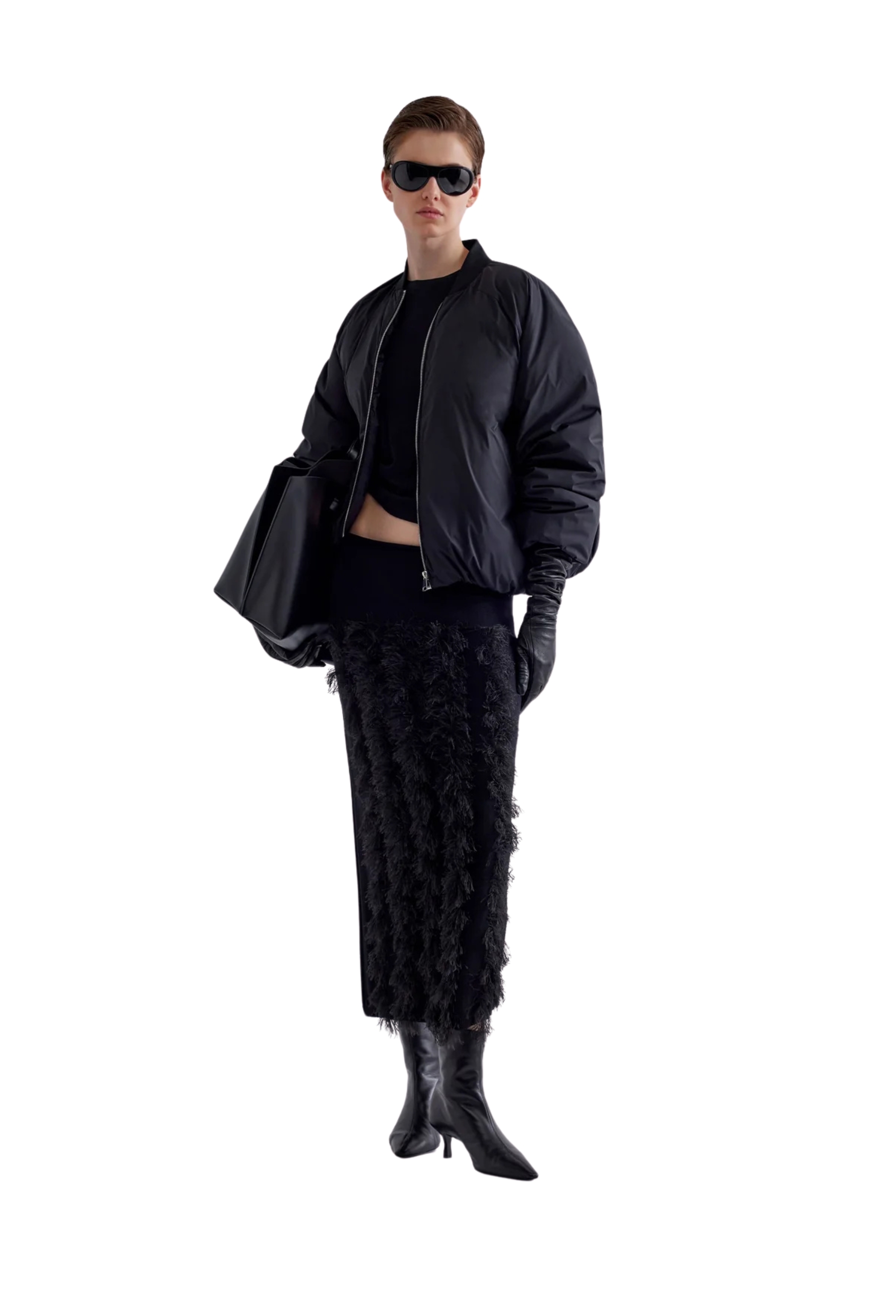 Erika Cavallini Bomber Cecilia Woman  Short In Black