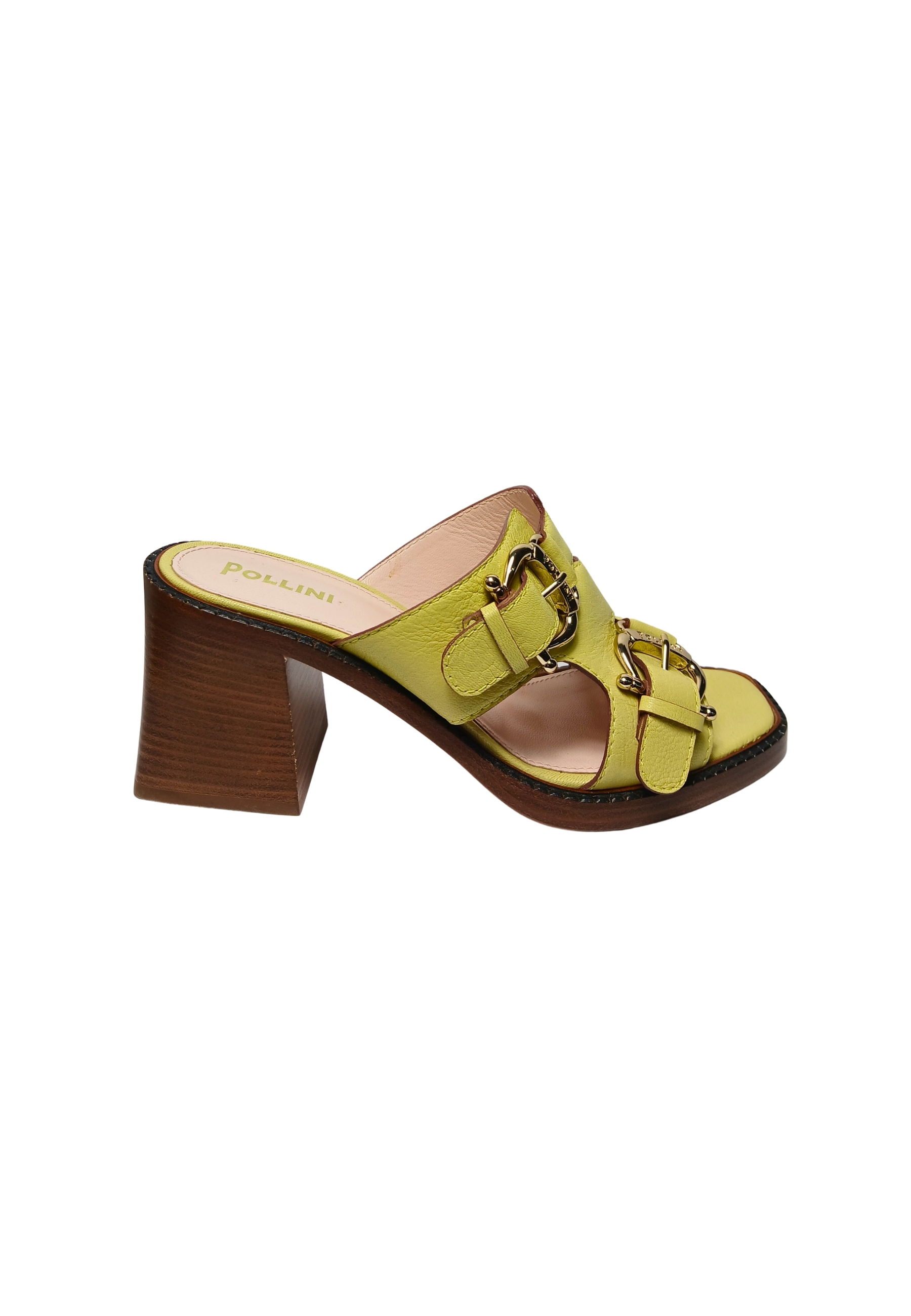 pa28058C0epa0412 Pollini Frauen gelbes Leder