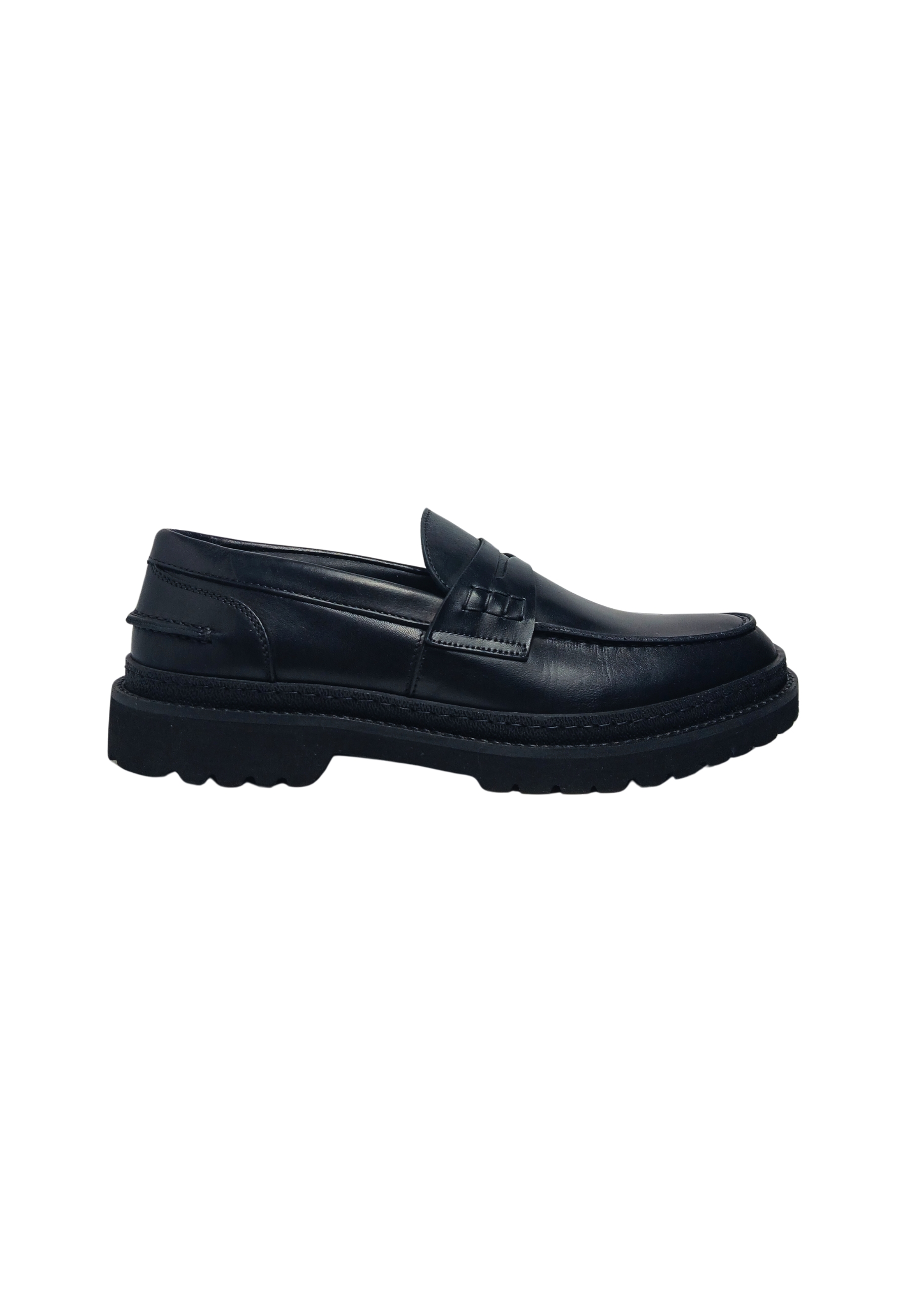 pb10183G9bcru000 Pollini Herren Leder Schwarz