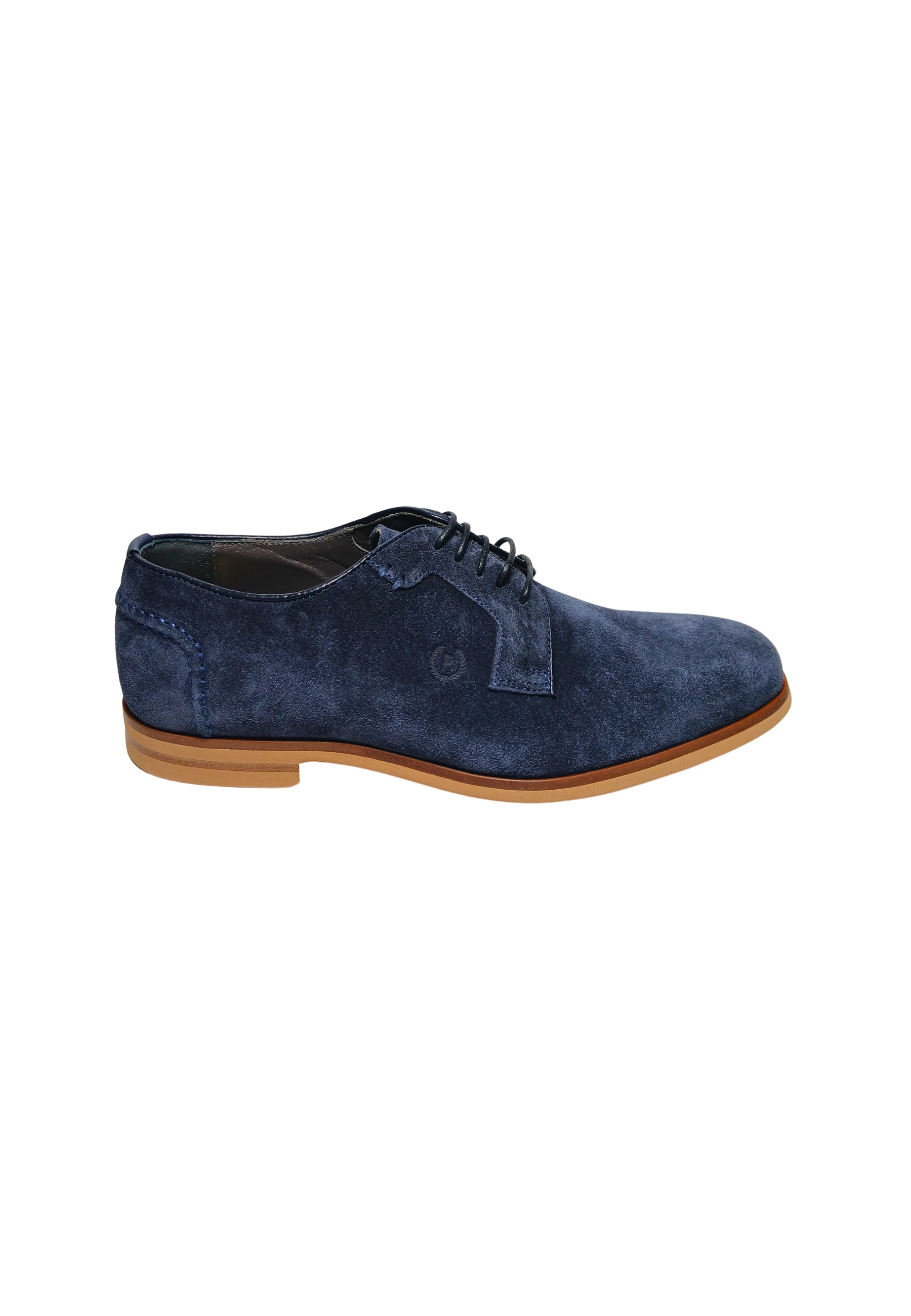 pb10192G9ecam760 Pollini Herren Suede Blue